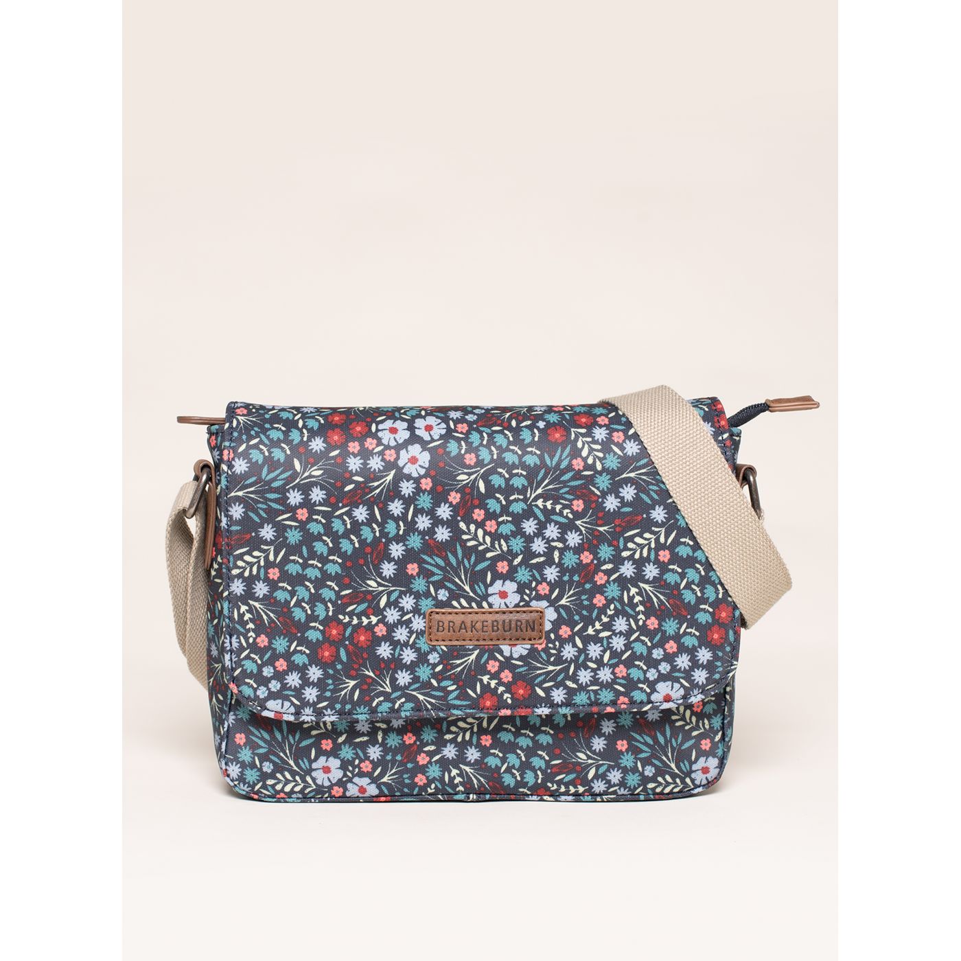 Grey floral crossbody handbag Brakeburn
