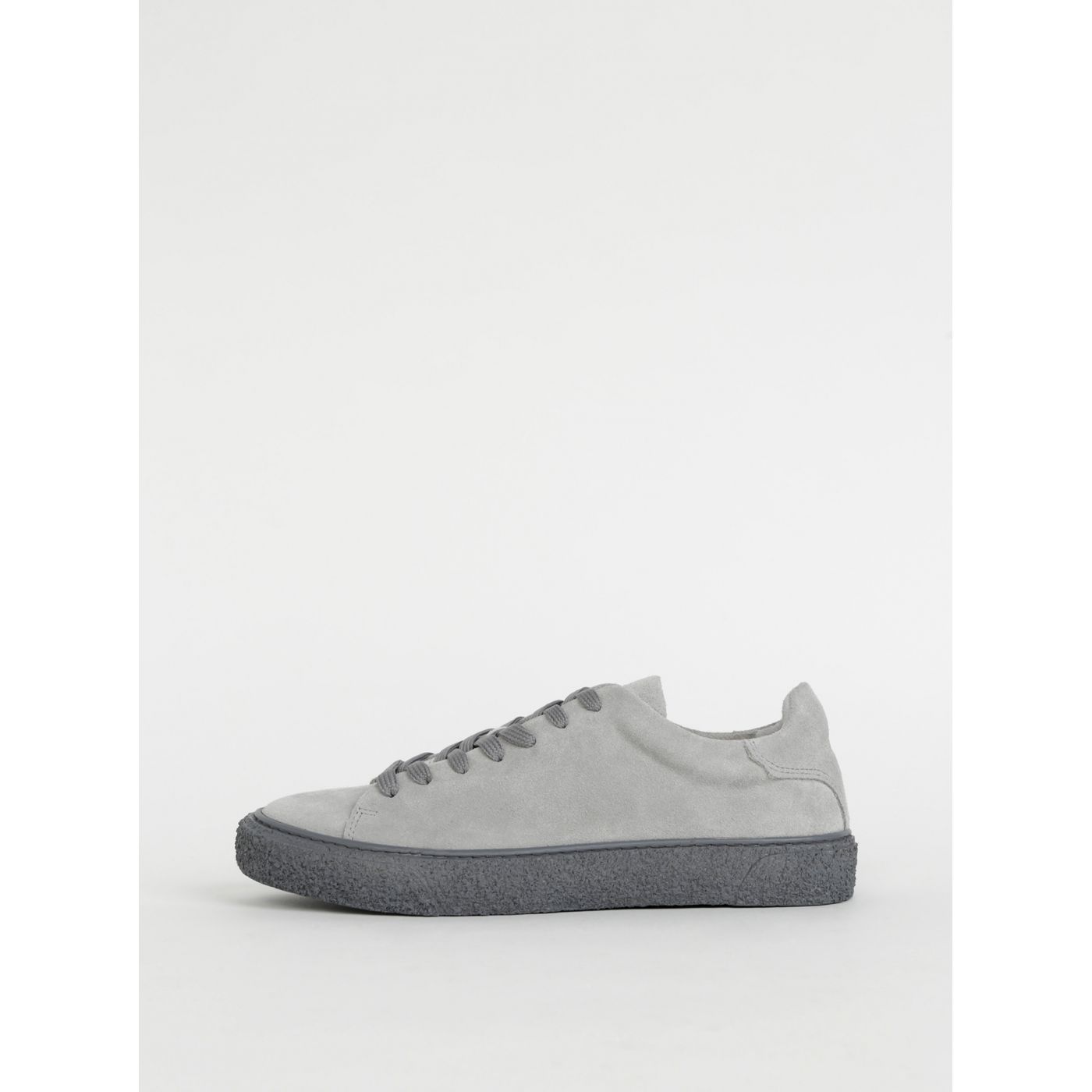 Grey Suede Sneakers Selected by Homme David