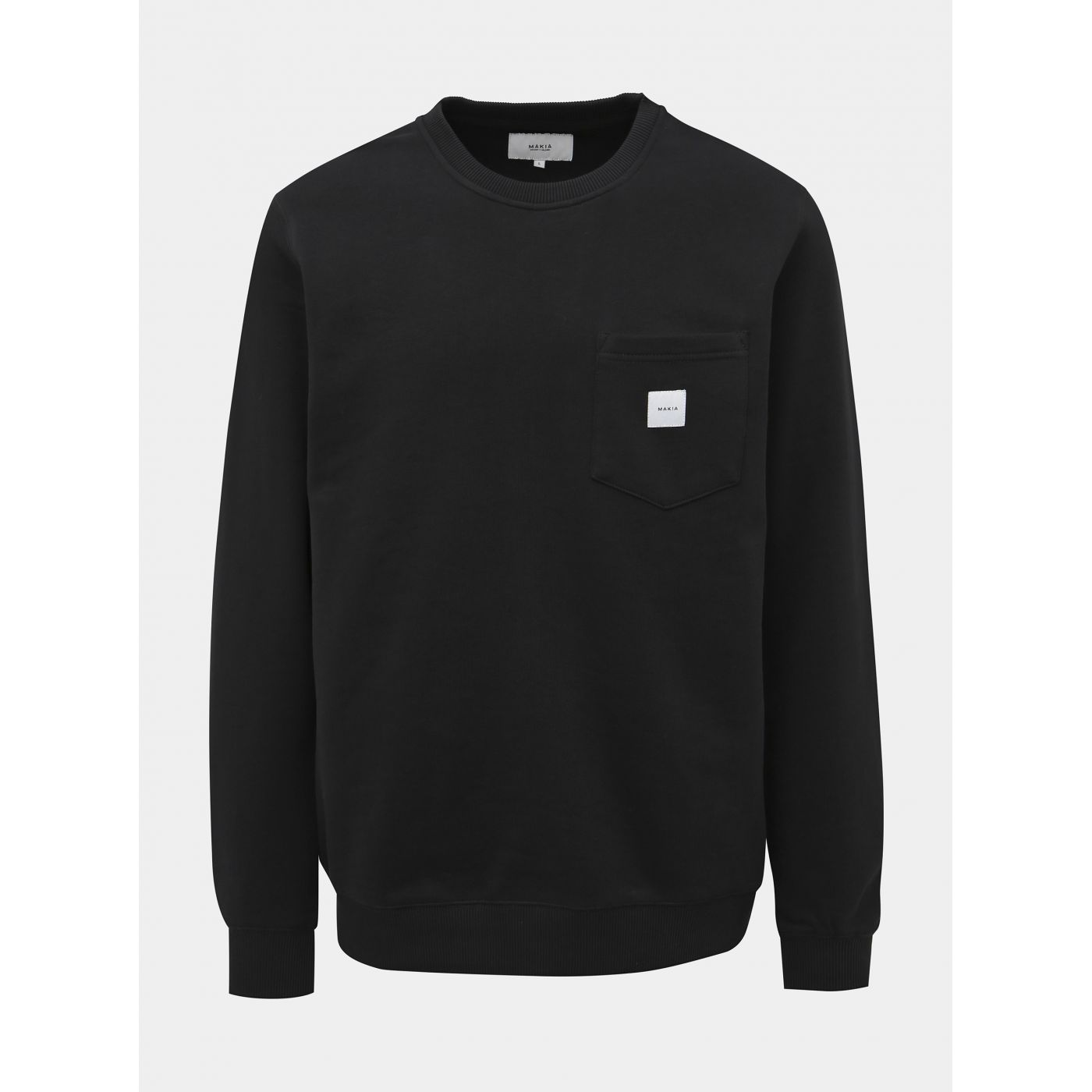 Makia Square Pocket Black Men's Sweatshirt