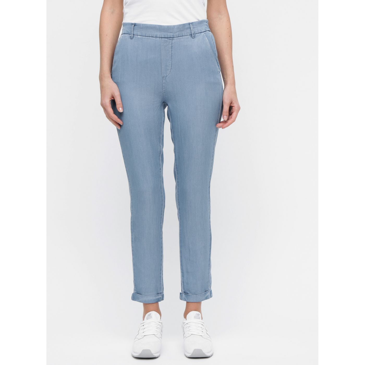 Blue short-waisted VERO MODA Maya shorts