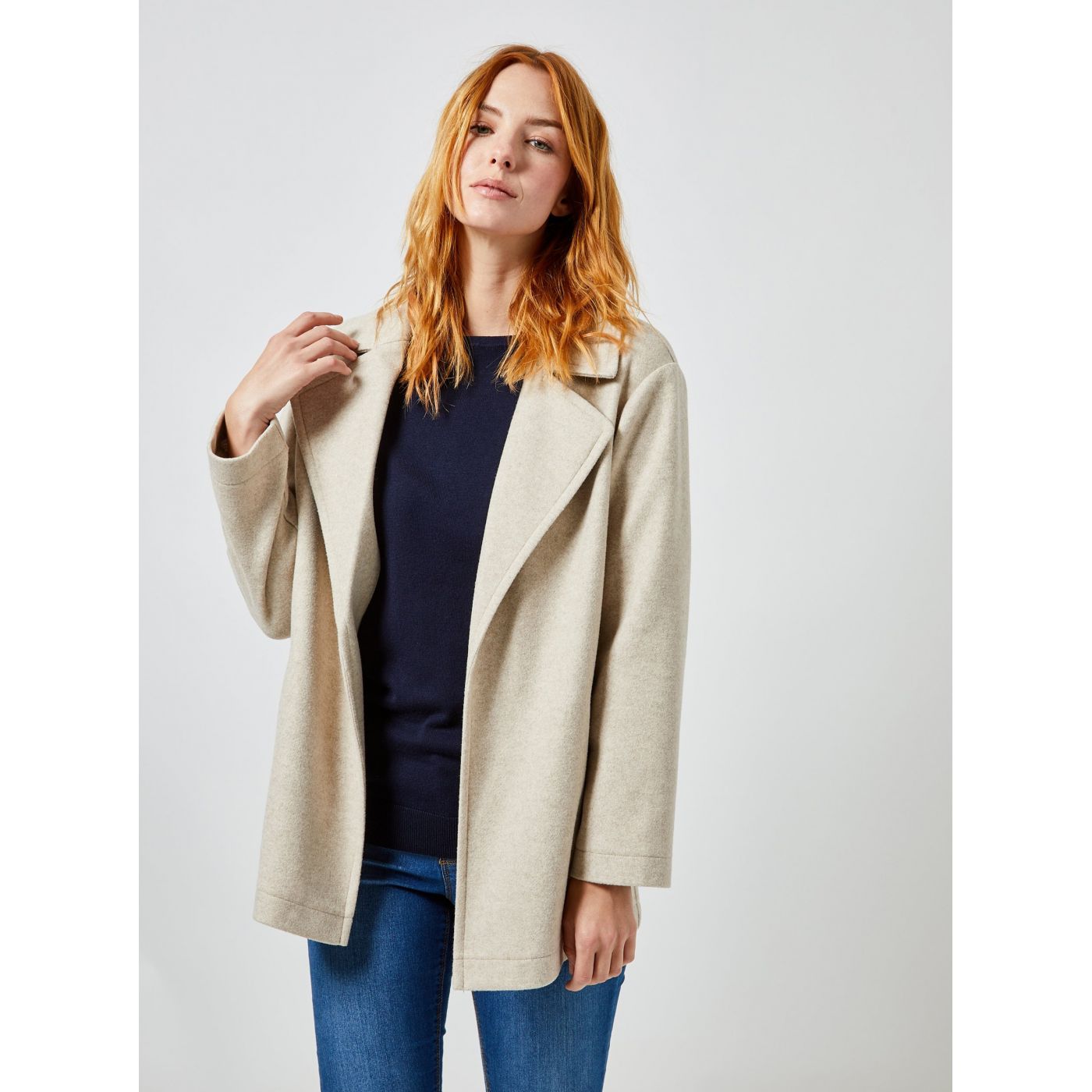 Beige Light Coat Dorothy Perkins