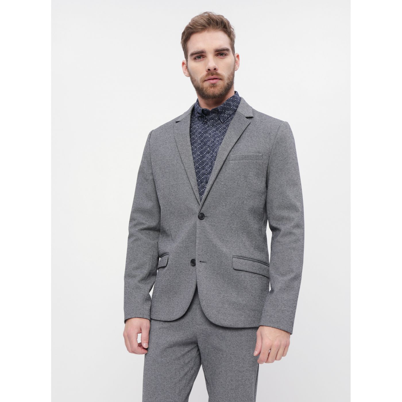 Lindbergh Grey Suit Jacket