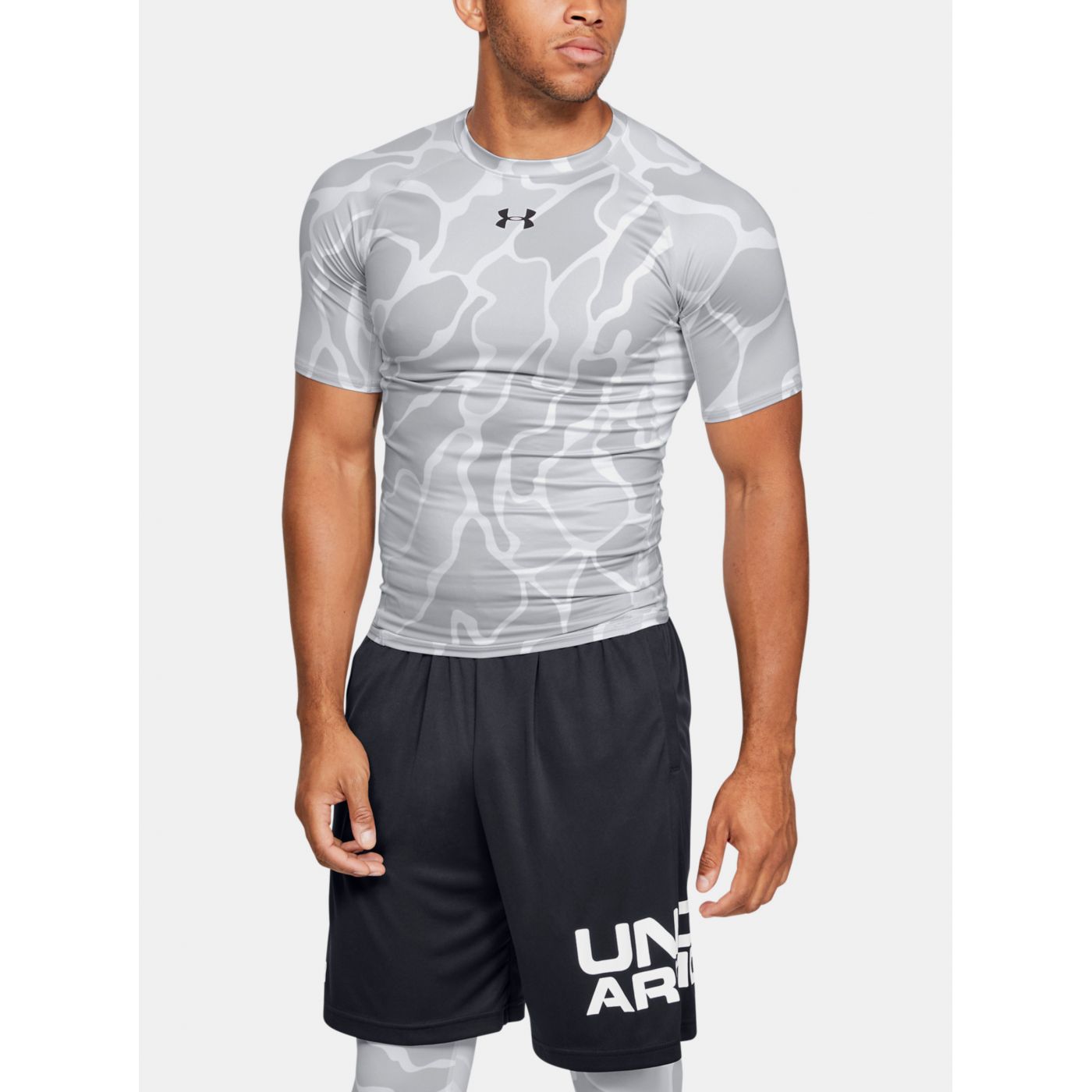 HeatGear Under Armour White Men's Compression T-Shirt