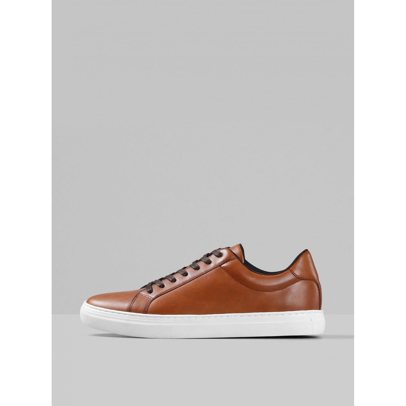 Brown Men's Leather Sneakers Vagabond
