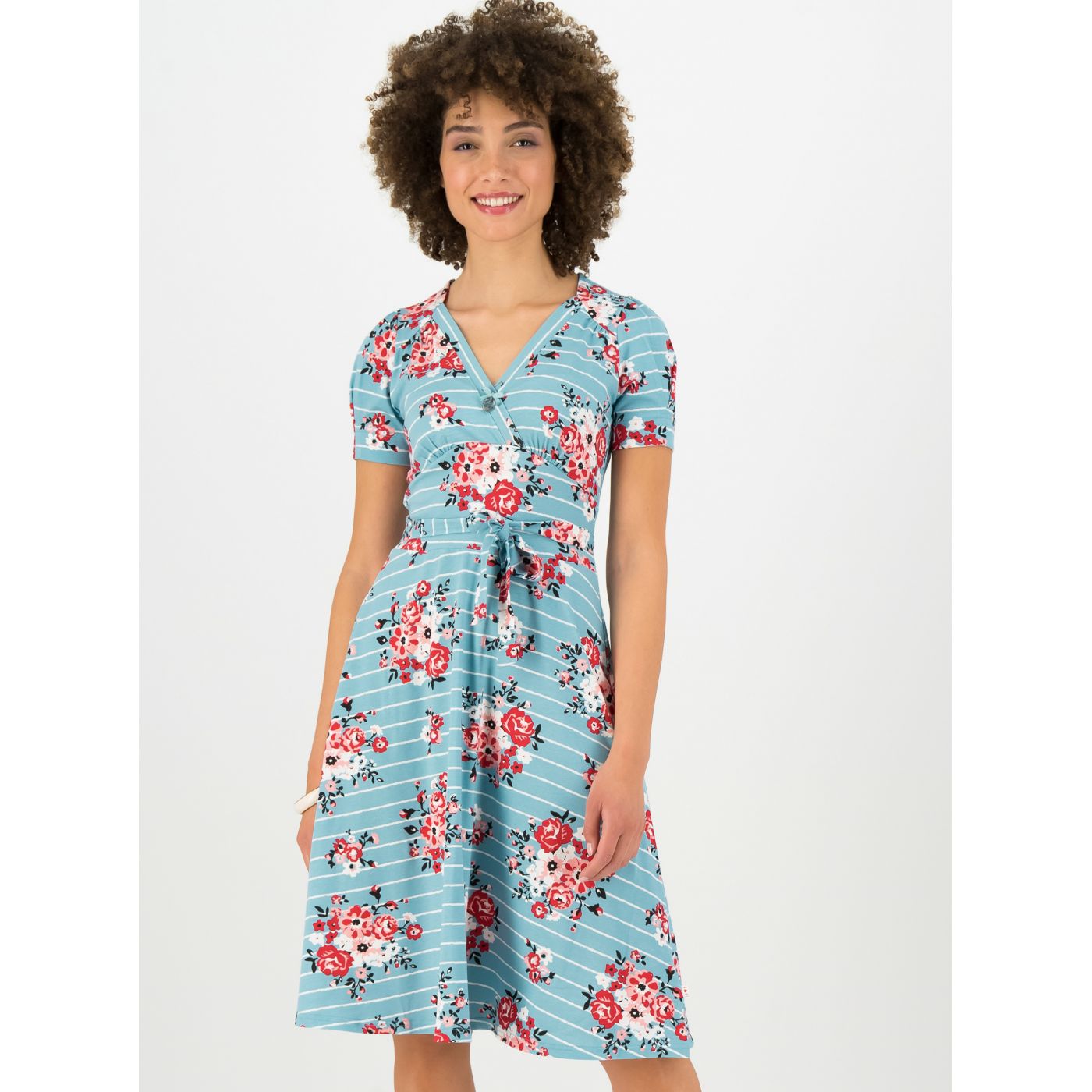 Blutsgeschwister Blue Patterned Dress