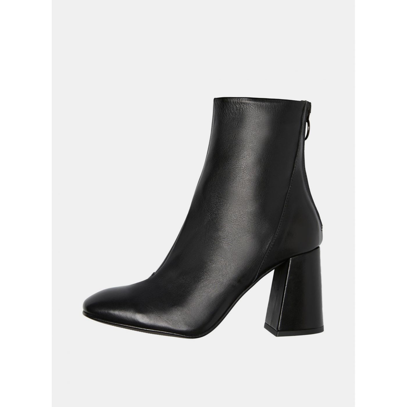 Black leather ankle boots VERO MODA Cilla
