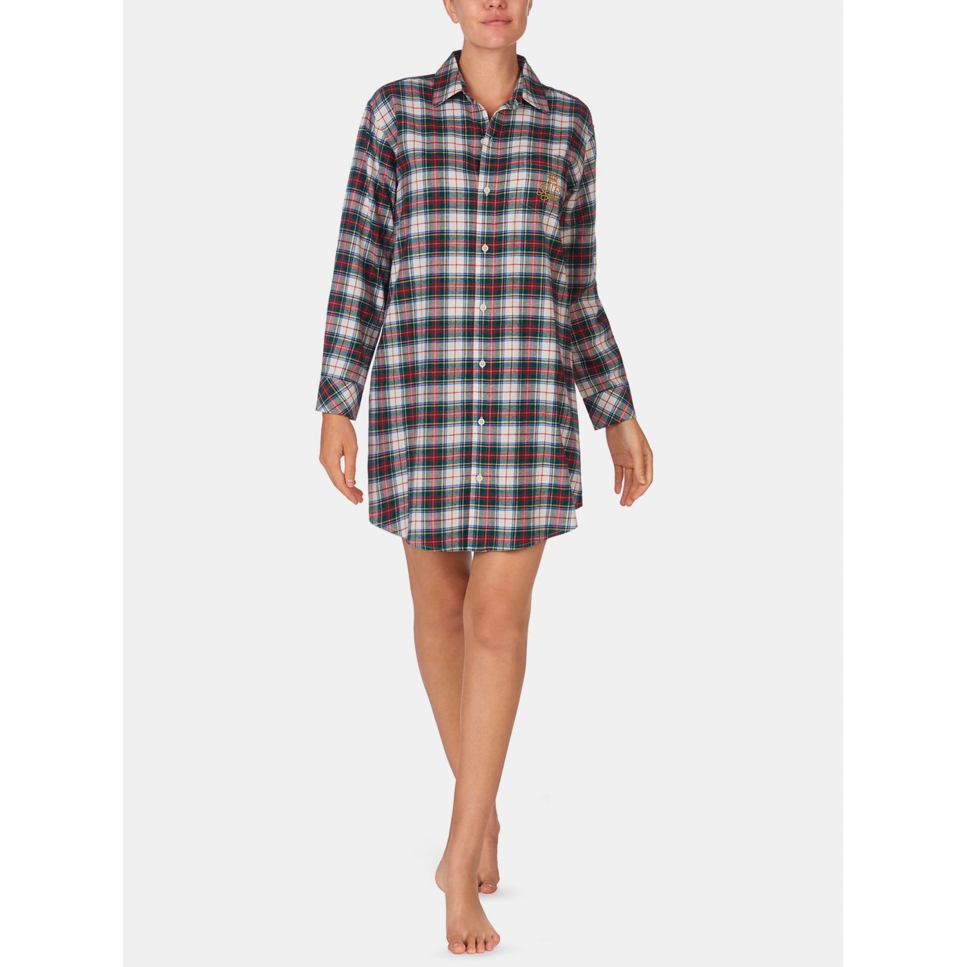 Cream Women's Remedied Nightgown Lauren Ralph Lauren