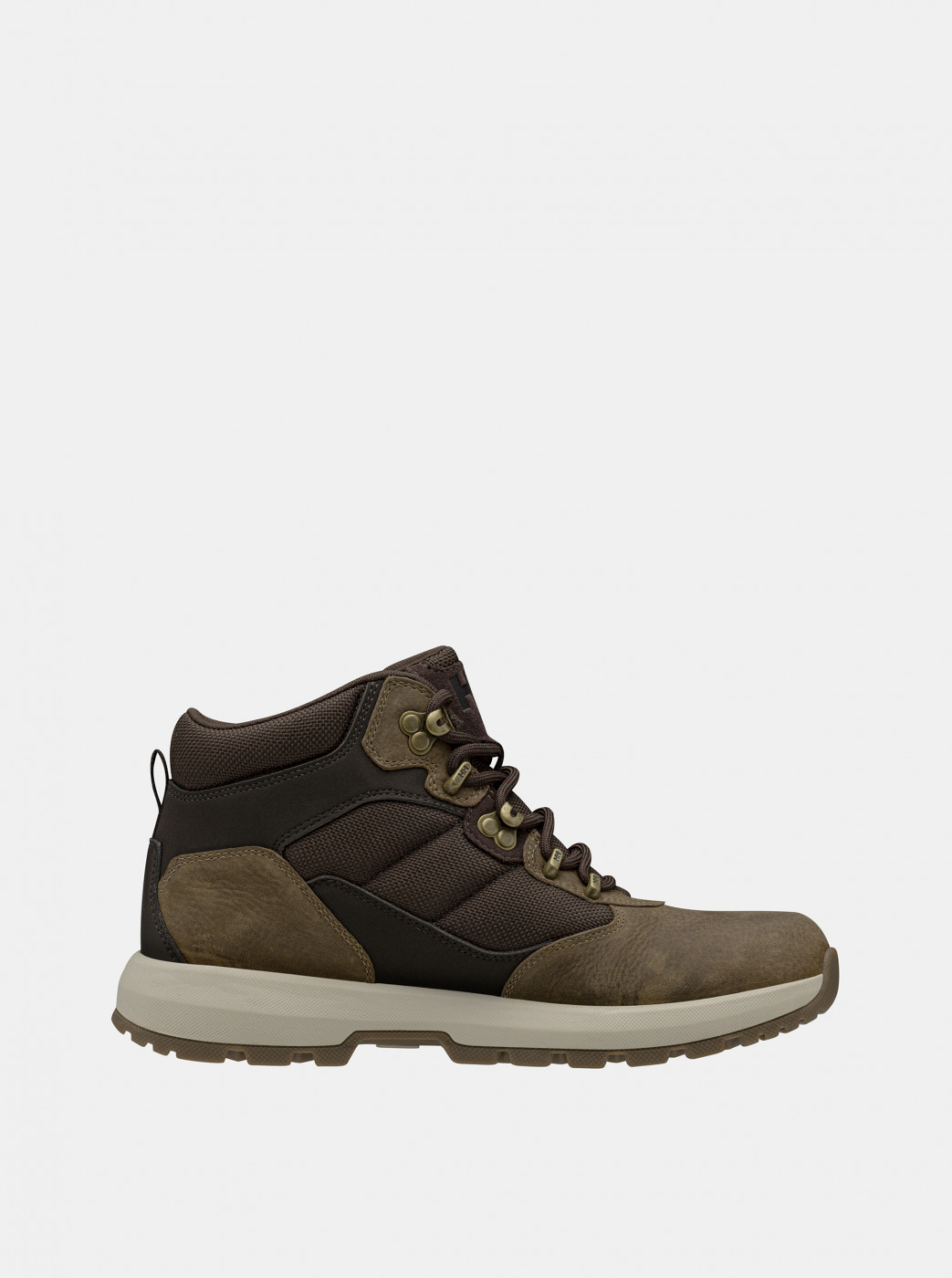 Khaki Men's Leather Shoes HELLY HANSEN
