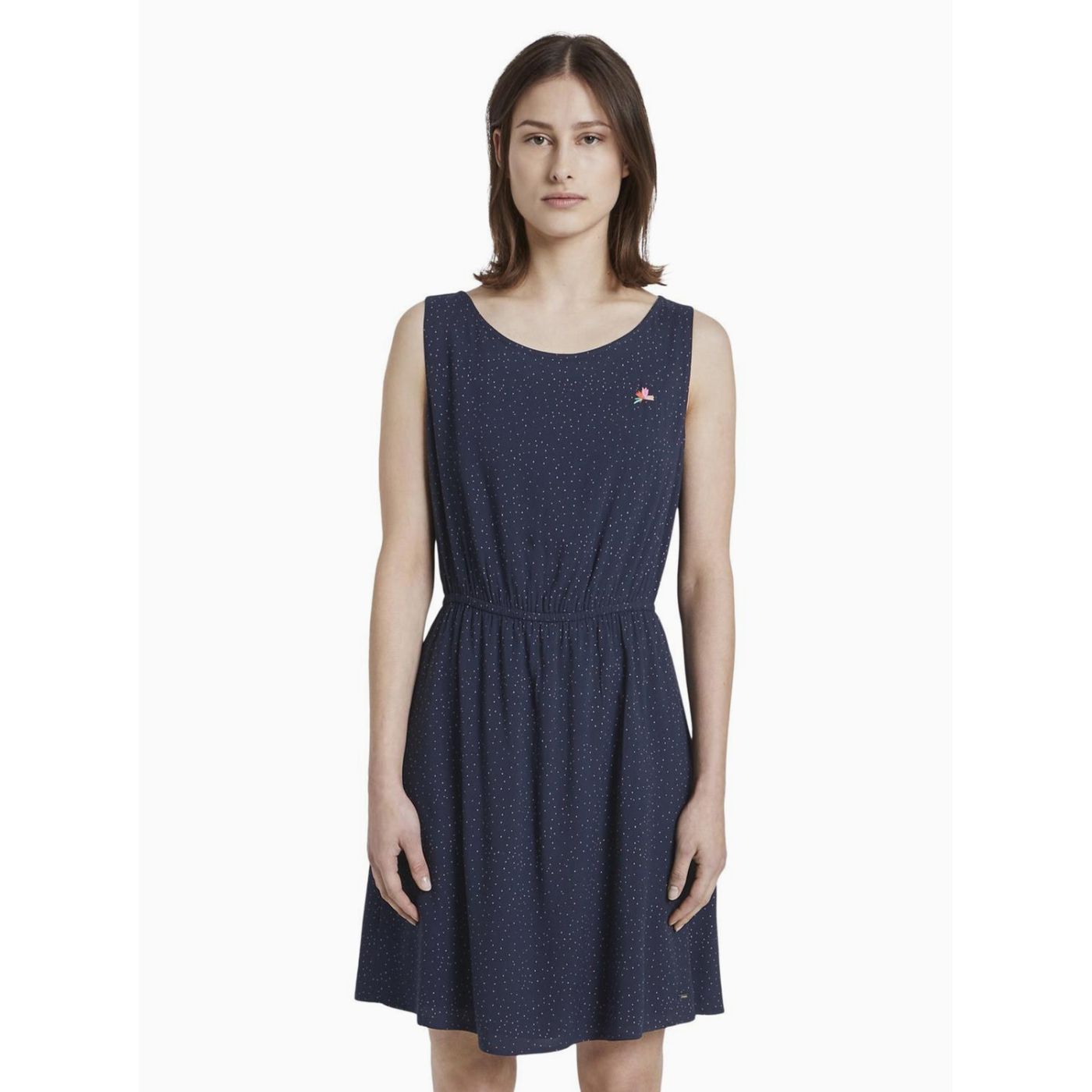 Tom Tailor Denim Dark Blue Polka Dot Dress