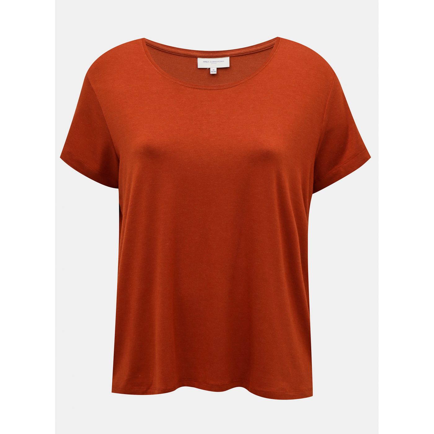 Brown Basic T-Shirt ONLY CARMAKOMA
