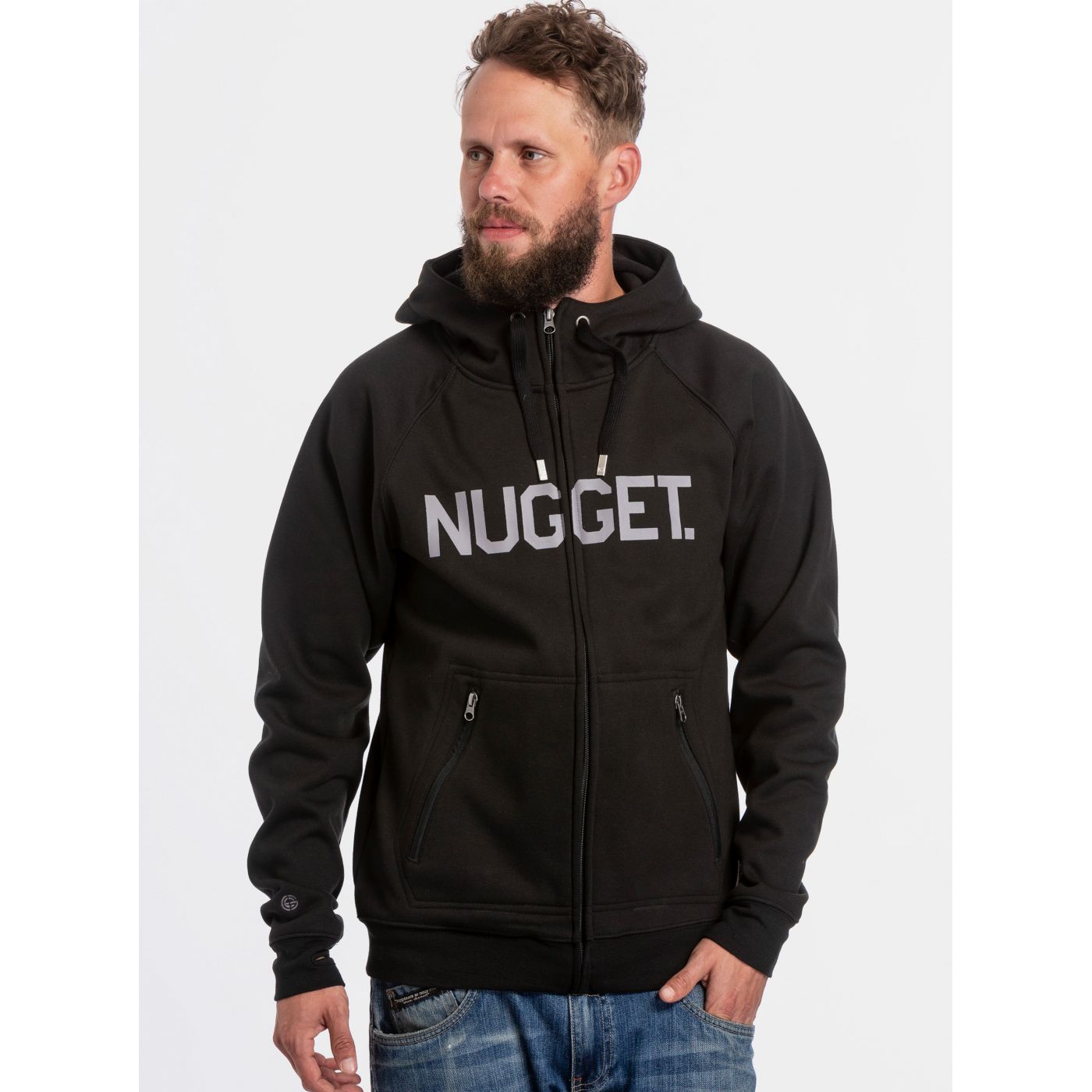 Black Men's Sweatshirt NUGGET Ironsight