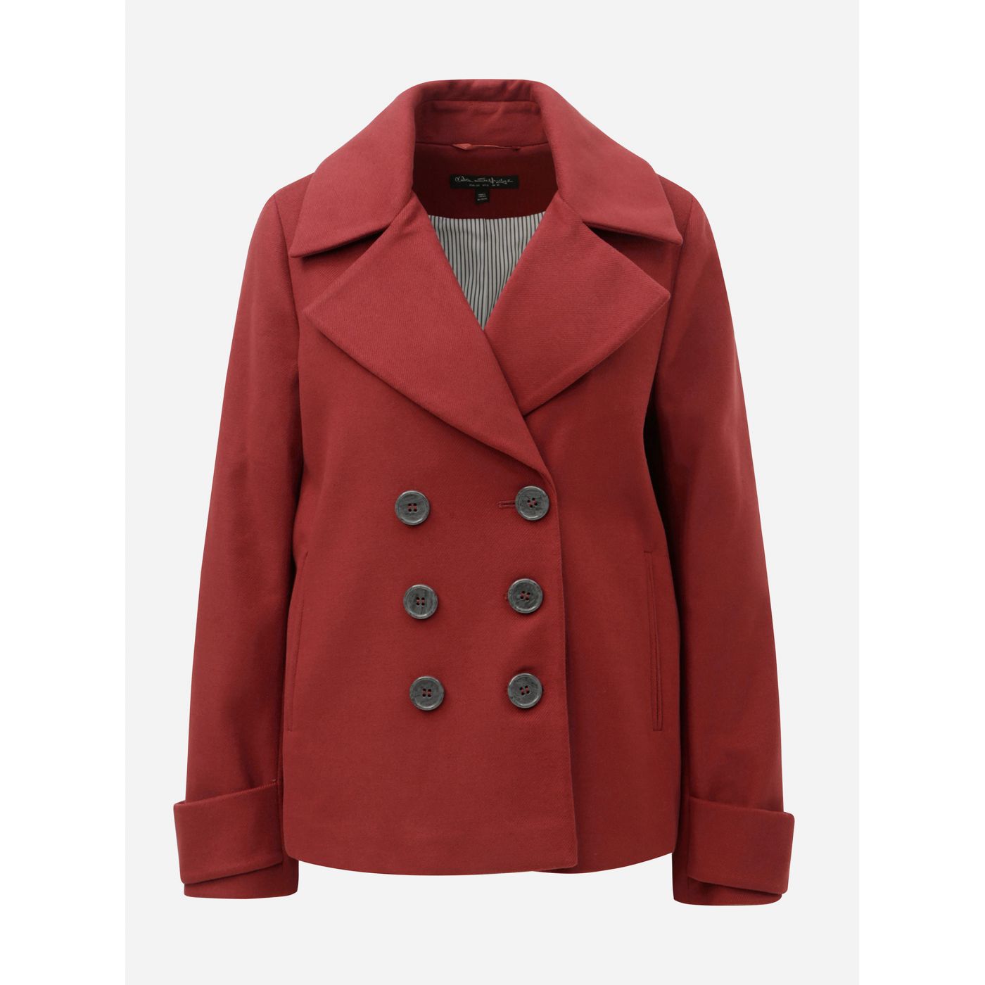 Miss Selfridge Brick Short Coat