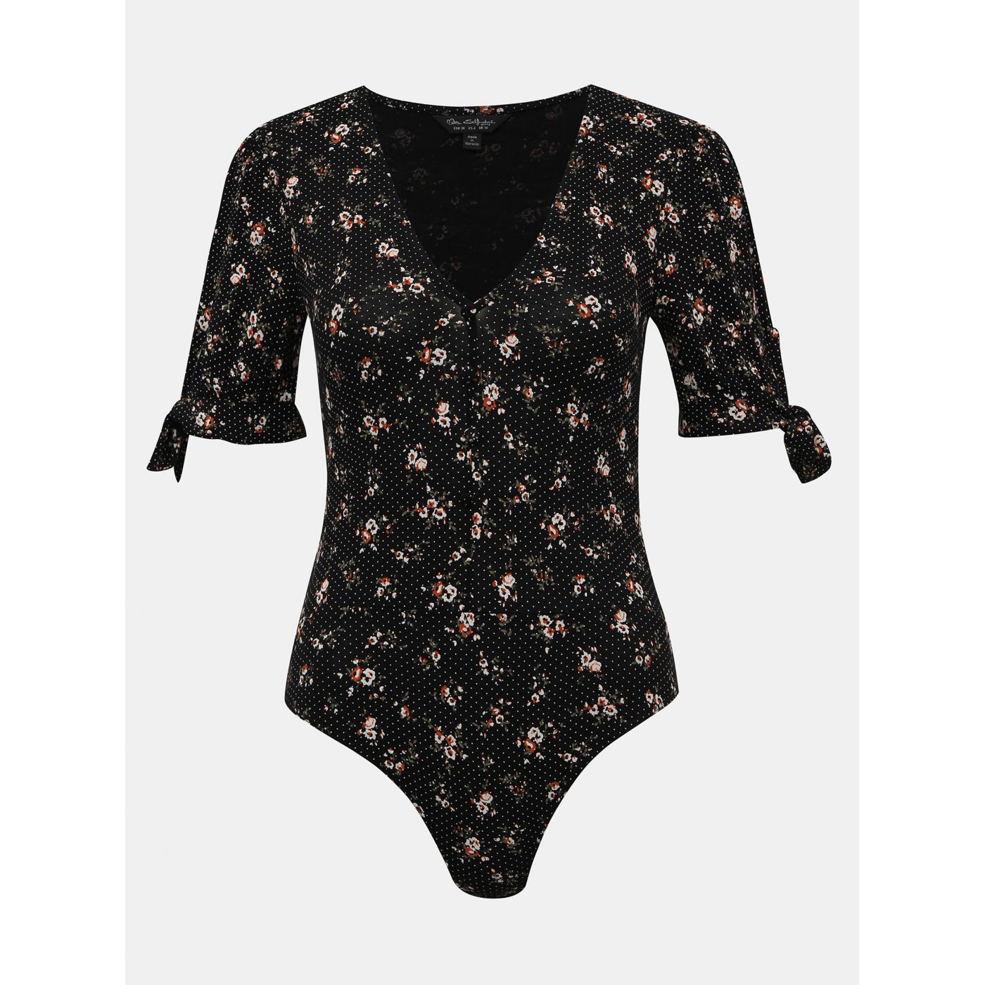 Miss Selfridge's Black Floral Body