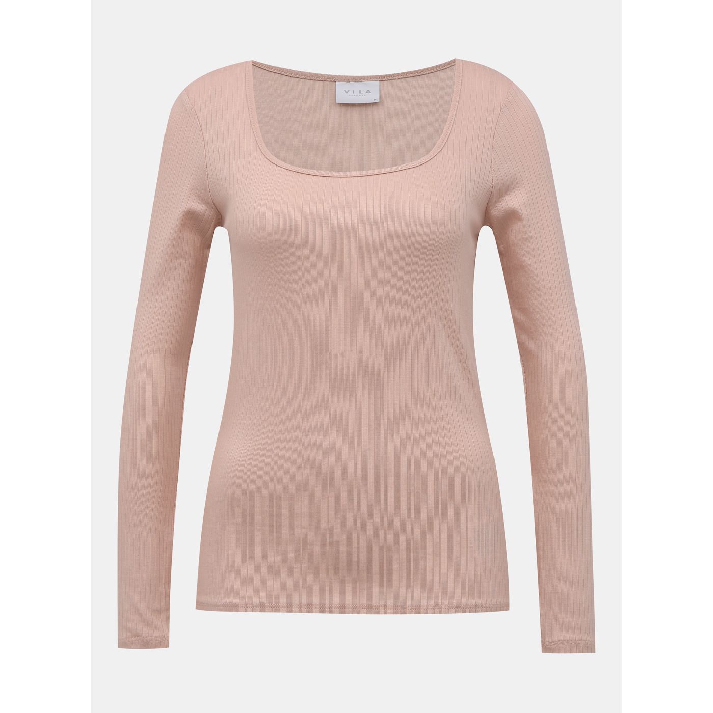 Pink basic T-shirt VILA Suloma