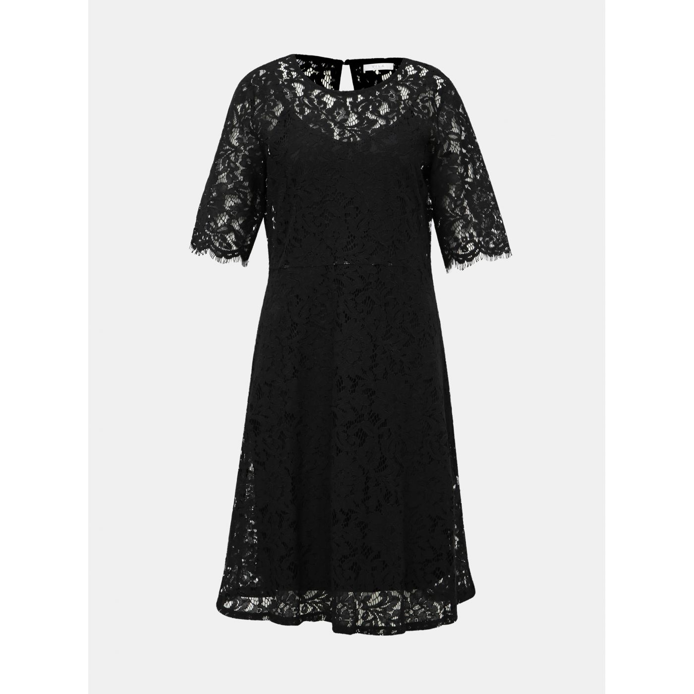 Black Lace Dress VILA Brielle