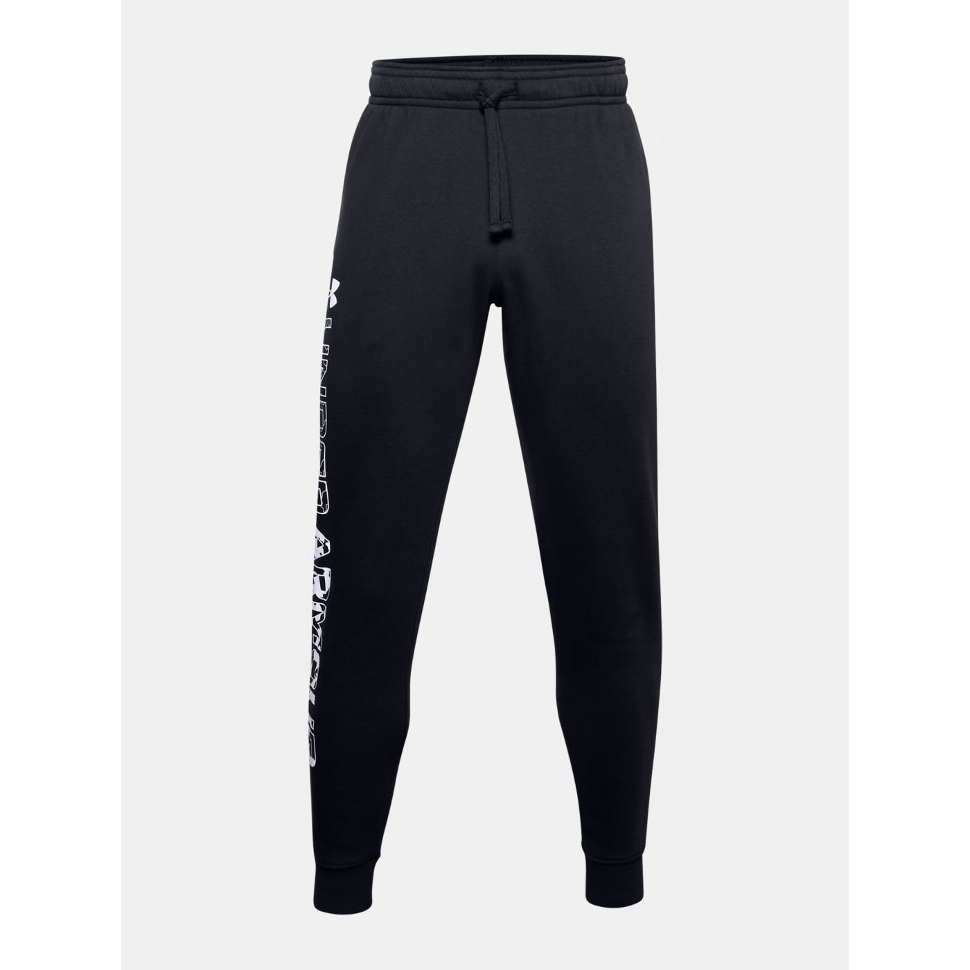 Under Armour UA Rival Flc Graphic Joggers-BLK Sweatpants
