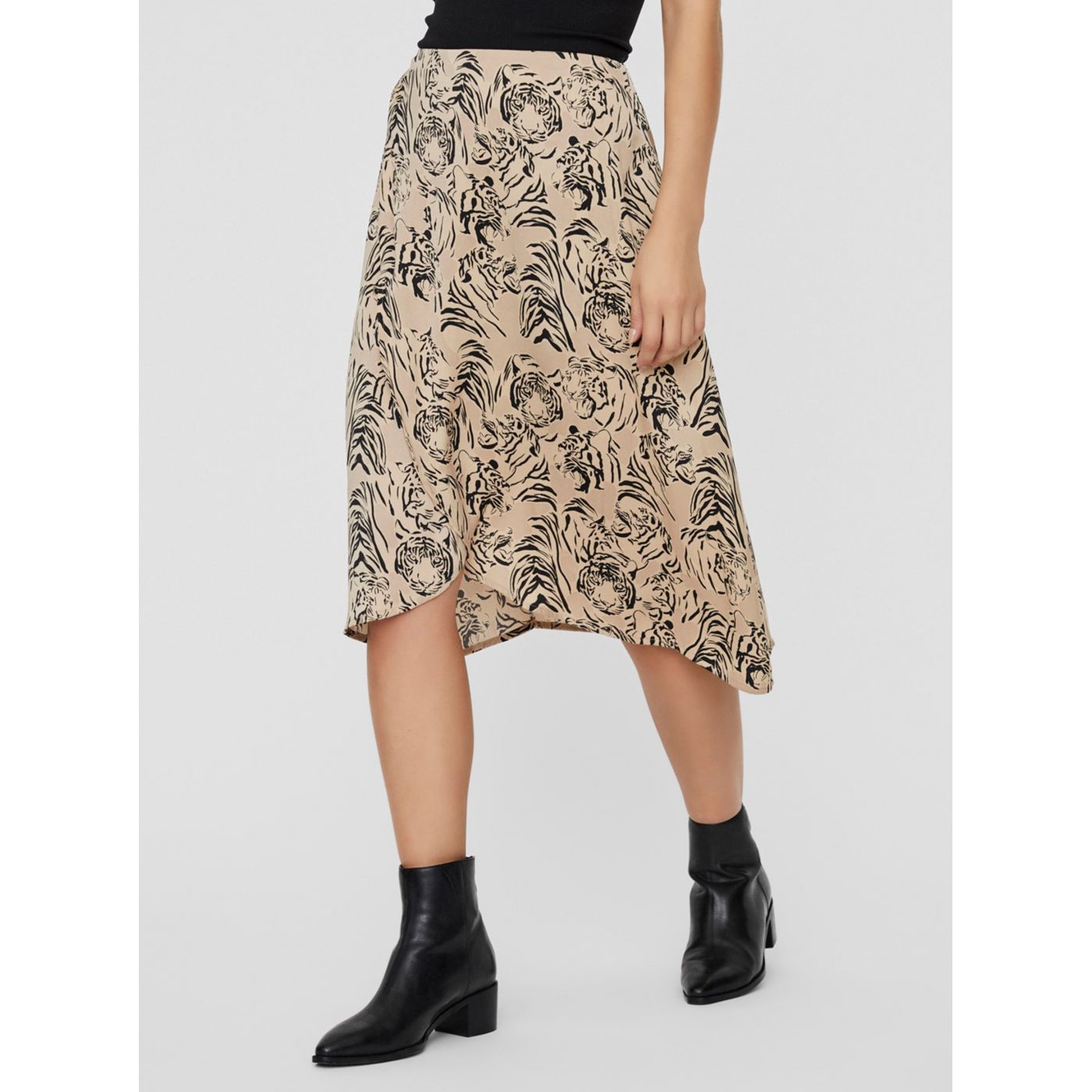 Beige Patterned Skirt VERO MODA Kate