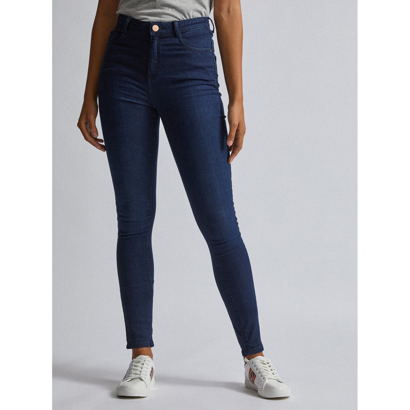 Dark Blue Skinny Fit Jeans Dorothy Perkins Tall Shape& Lift