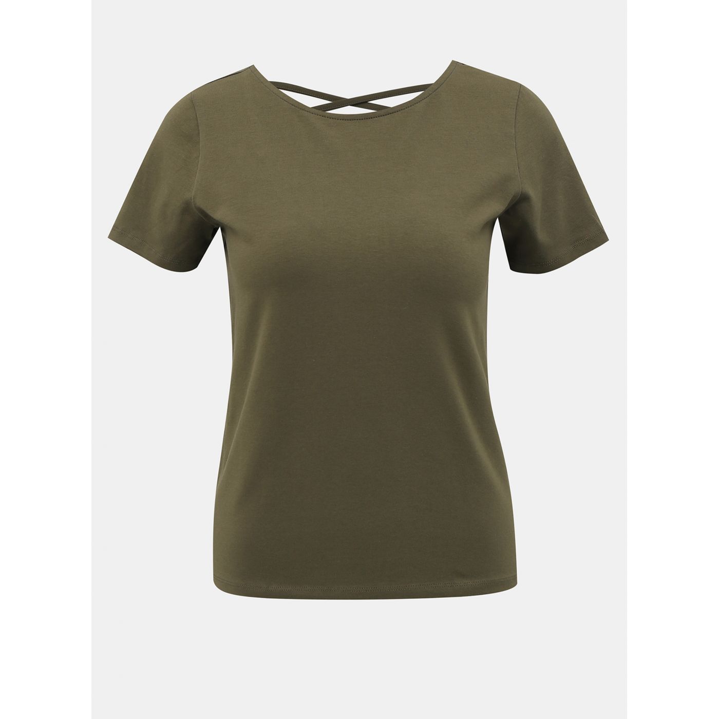 Khaki T-shirt ONLY Mathilde