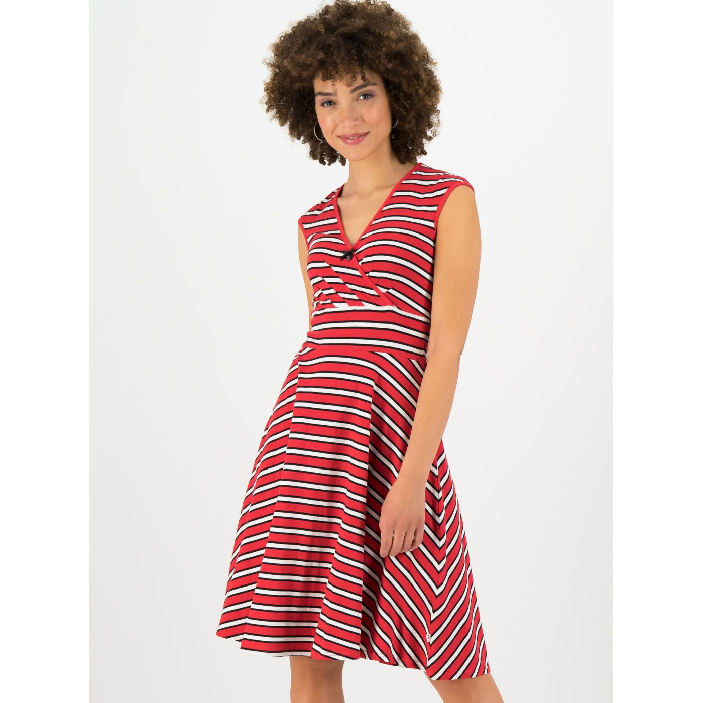 Blutsgeschwister Red Striped Dress