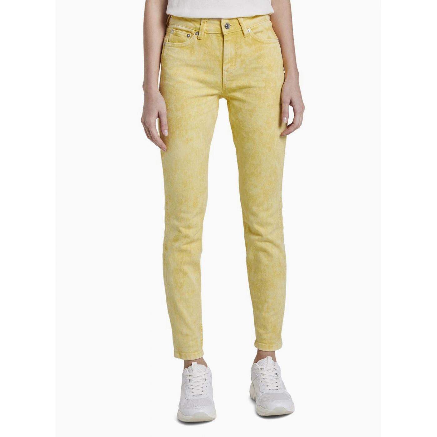 Yellow Women's Skinny Fit Jeans Tom Tailor Denim Nela