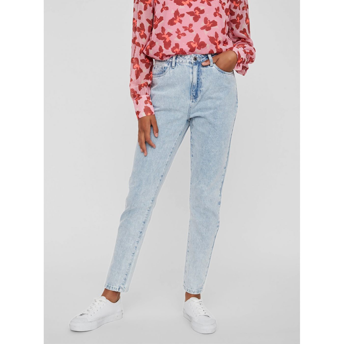 Light blue slim fit jeans VERO MODA Joana
