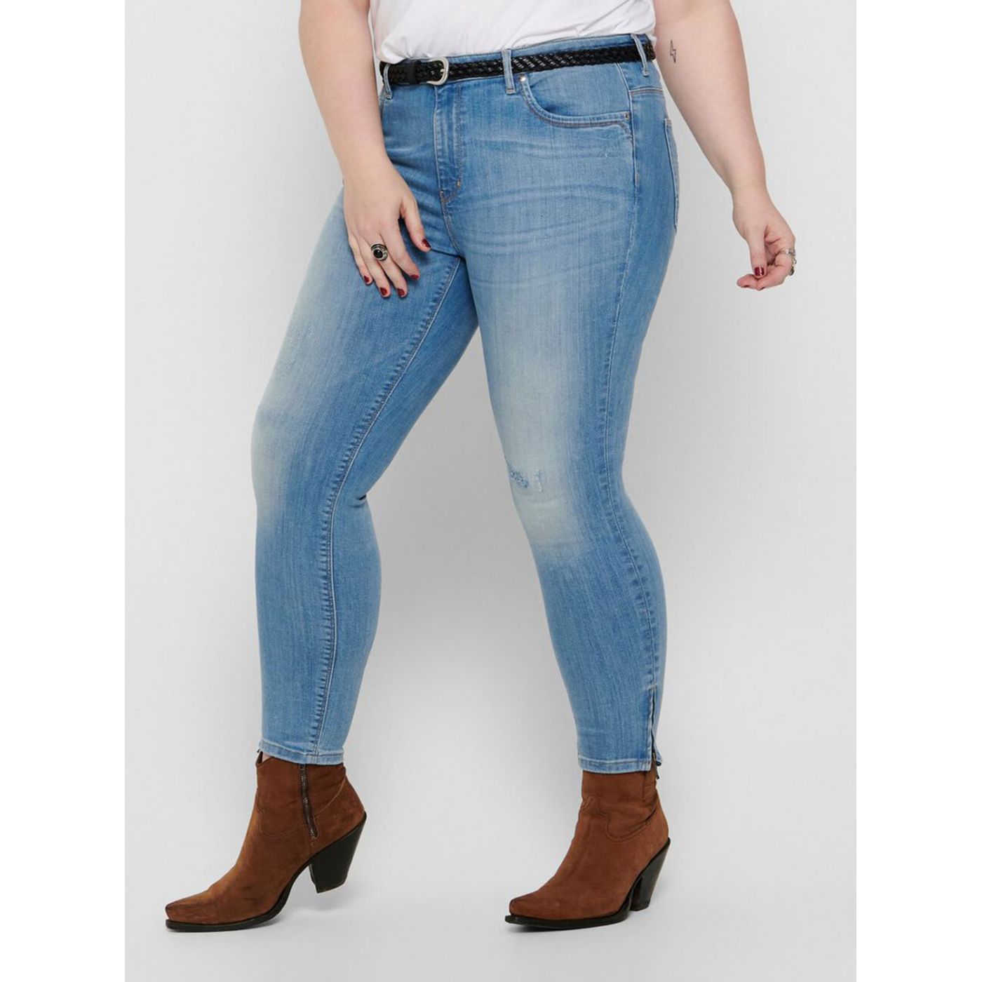 Blue skinny fit jeans ONLY CARMAKOMA Karla