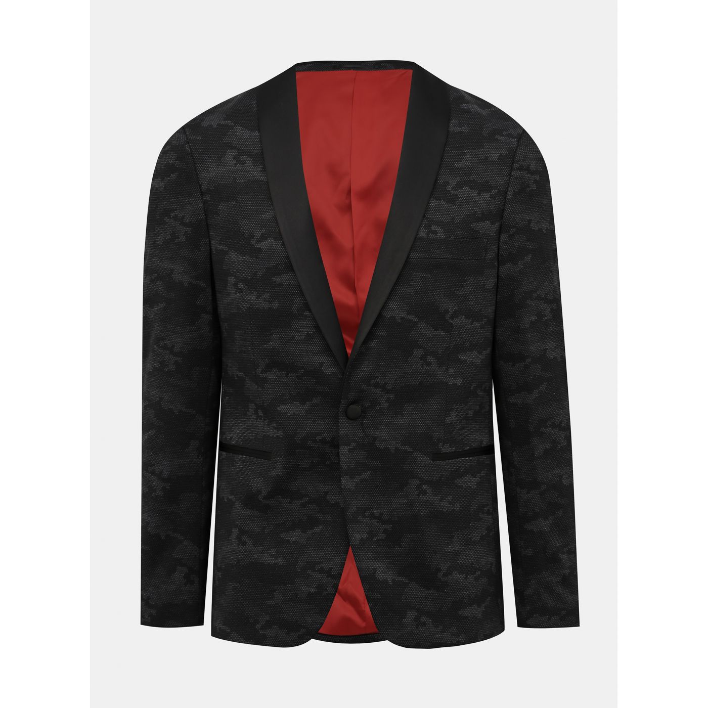 Dark grey jacket with lindbergh camouflage pattern