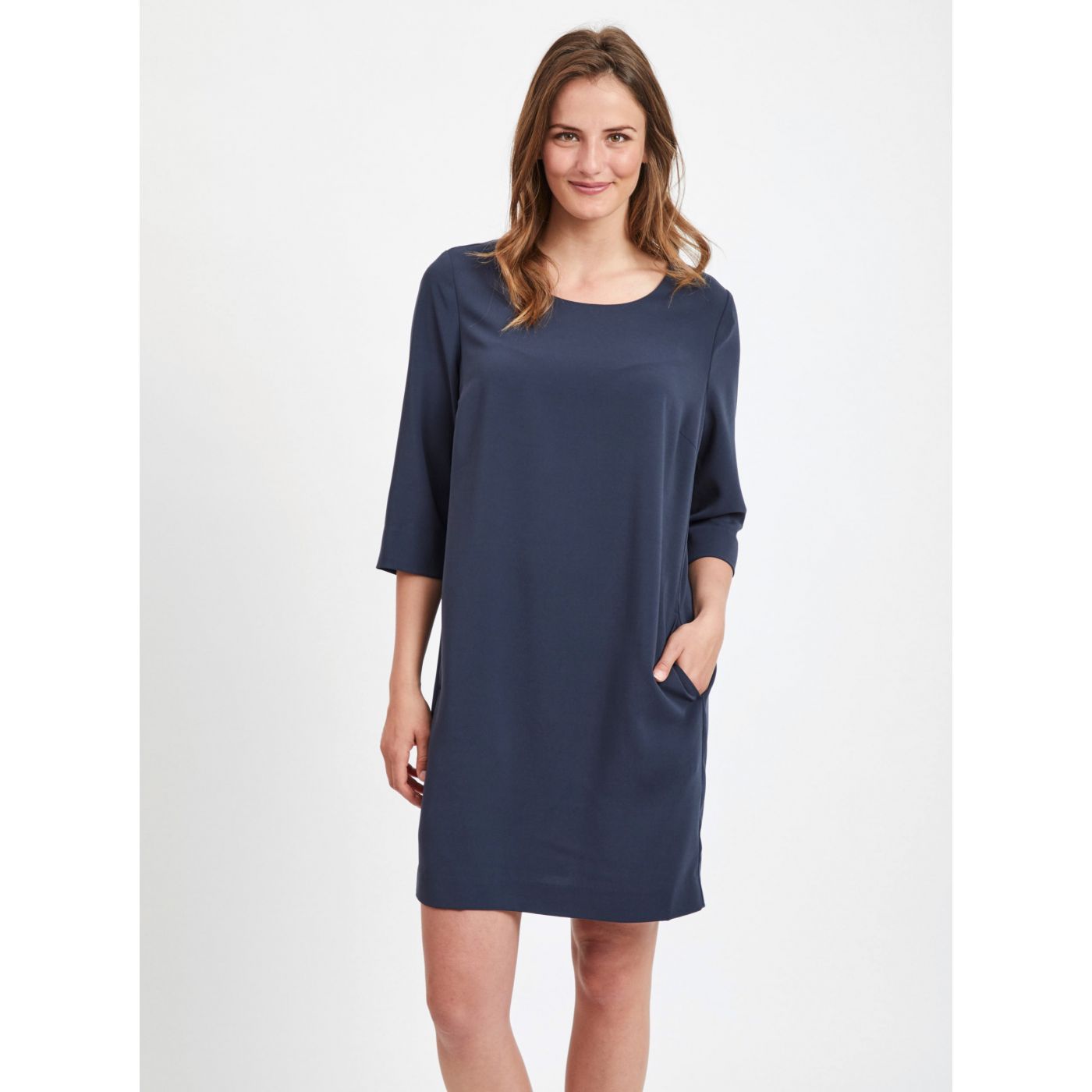 Dark blue dress VILA Nathalia