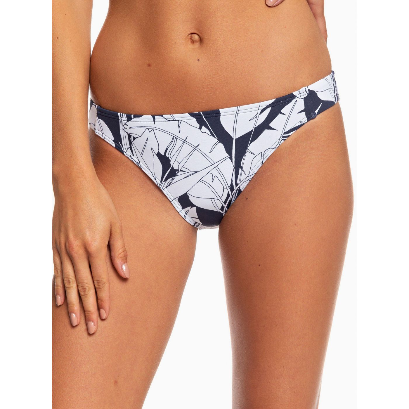 Roxy Swimsuit Dark Blue Patterned Bottom
