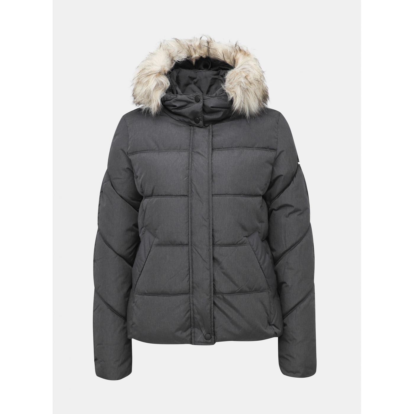 Grey quilted winter jacket ONLY North