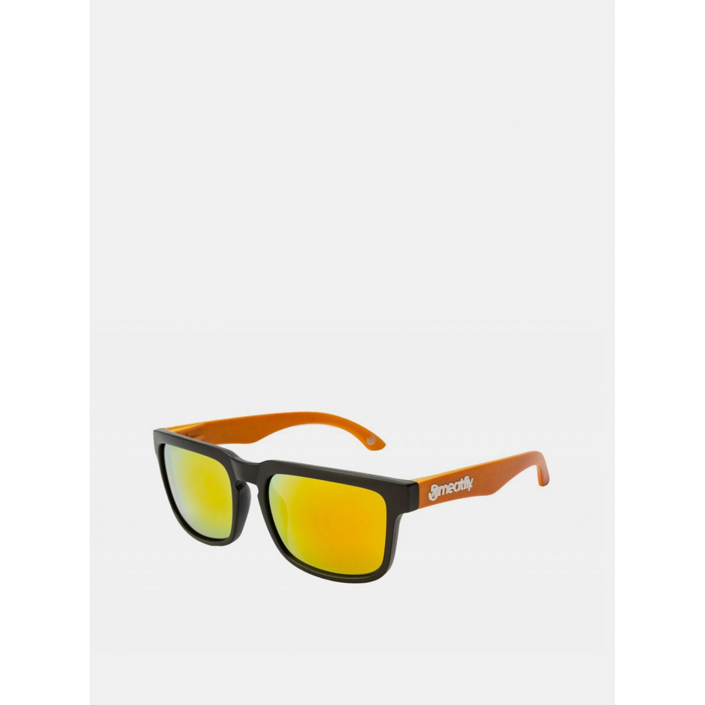 Black and Orange Men's Meatfly Sunglasses