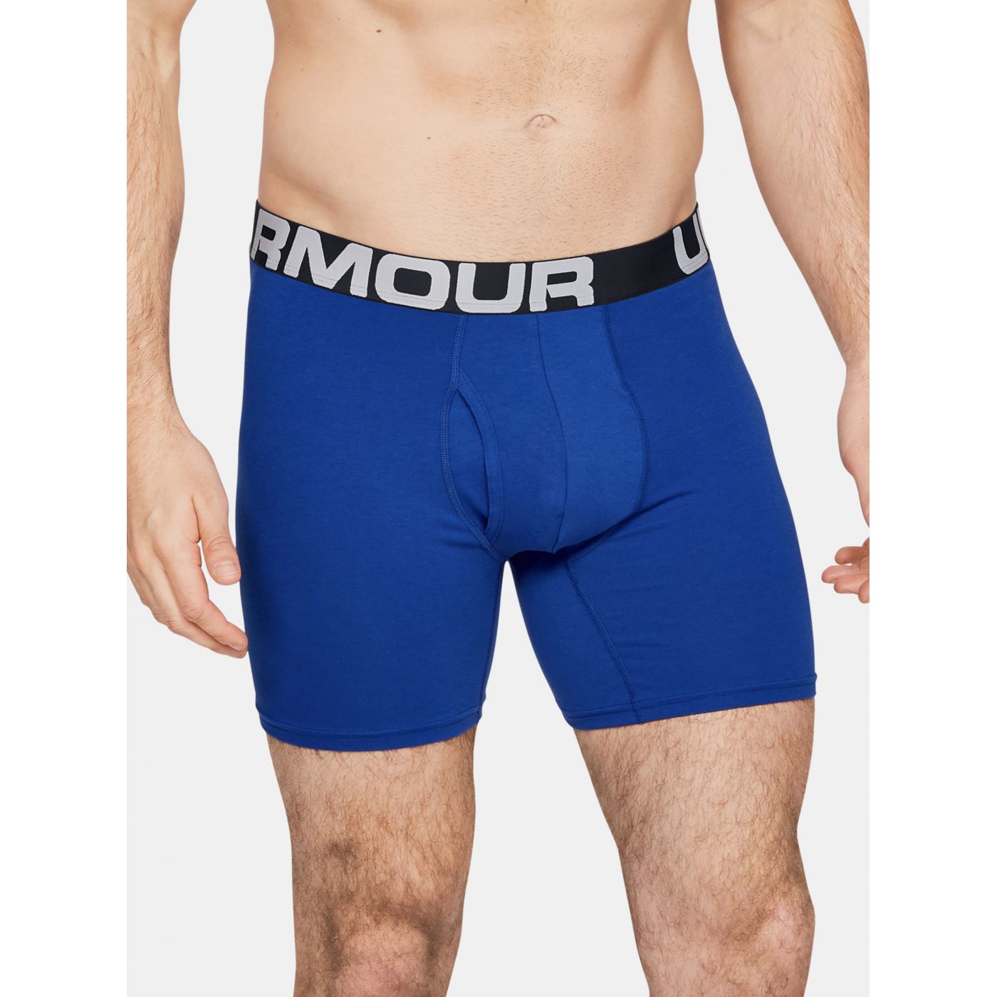Charged Under Armour Set of Three Blue Boxers