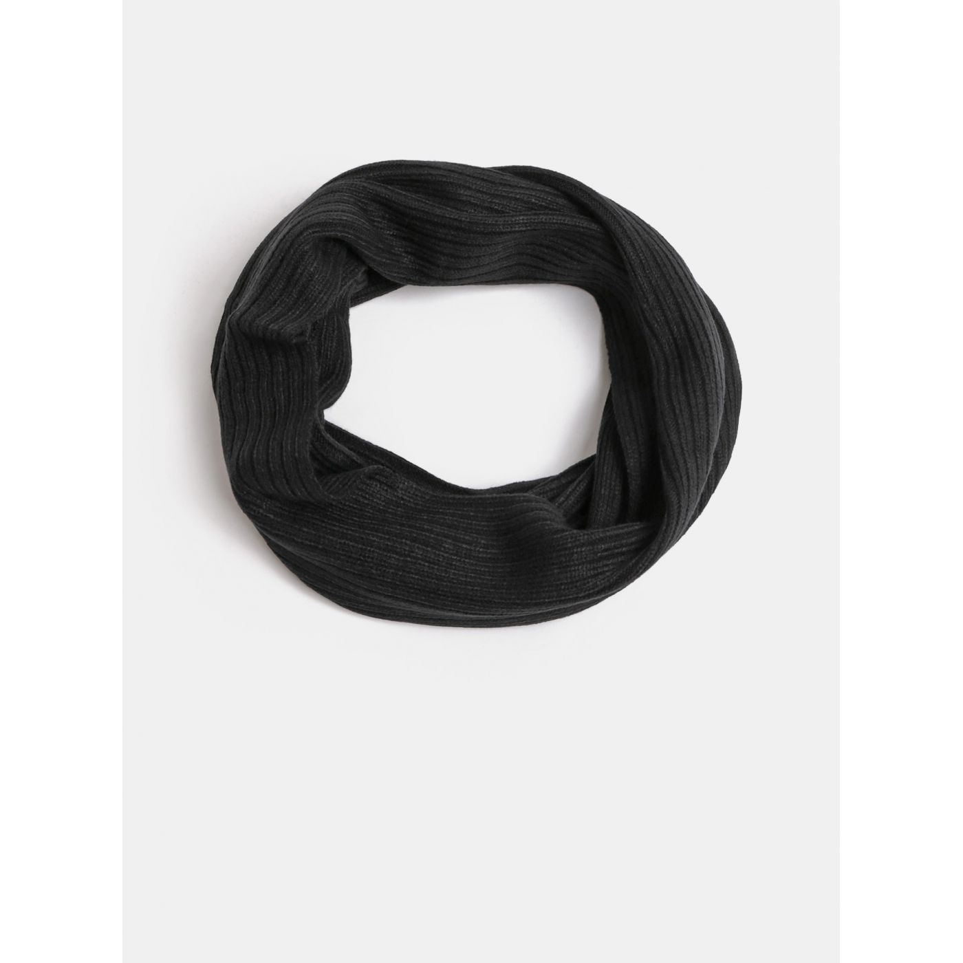 Black knitted hollow jack & jones tube