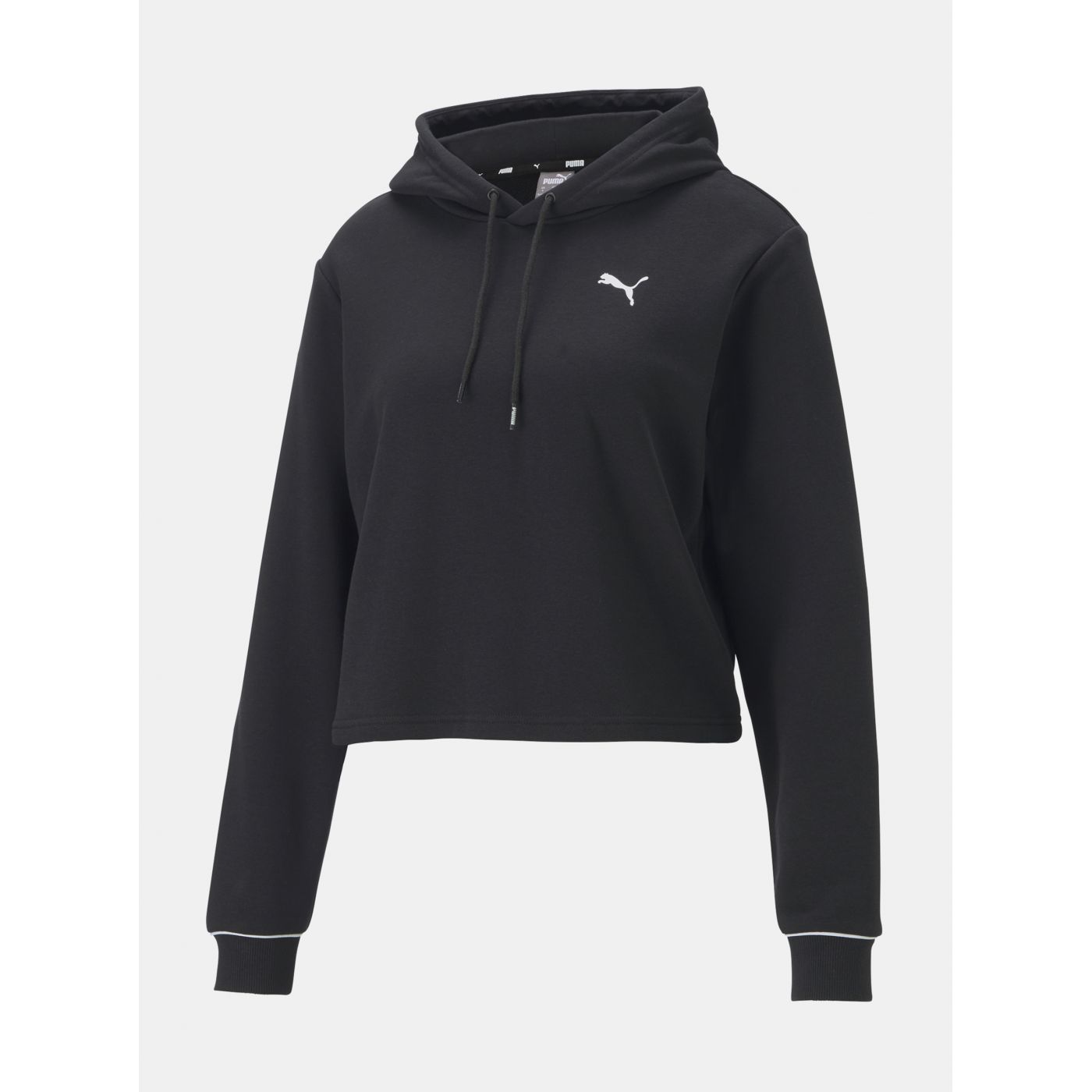 Black Women's Short Hoodie Puma
