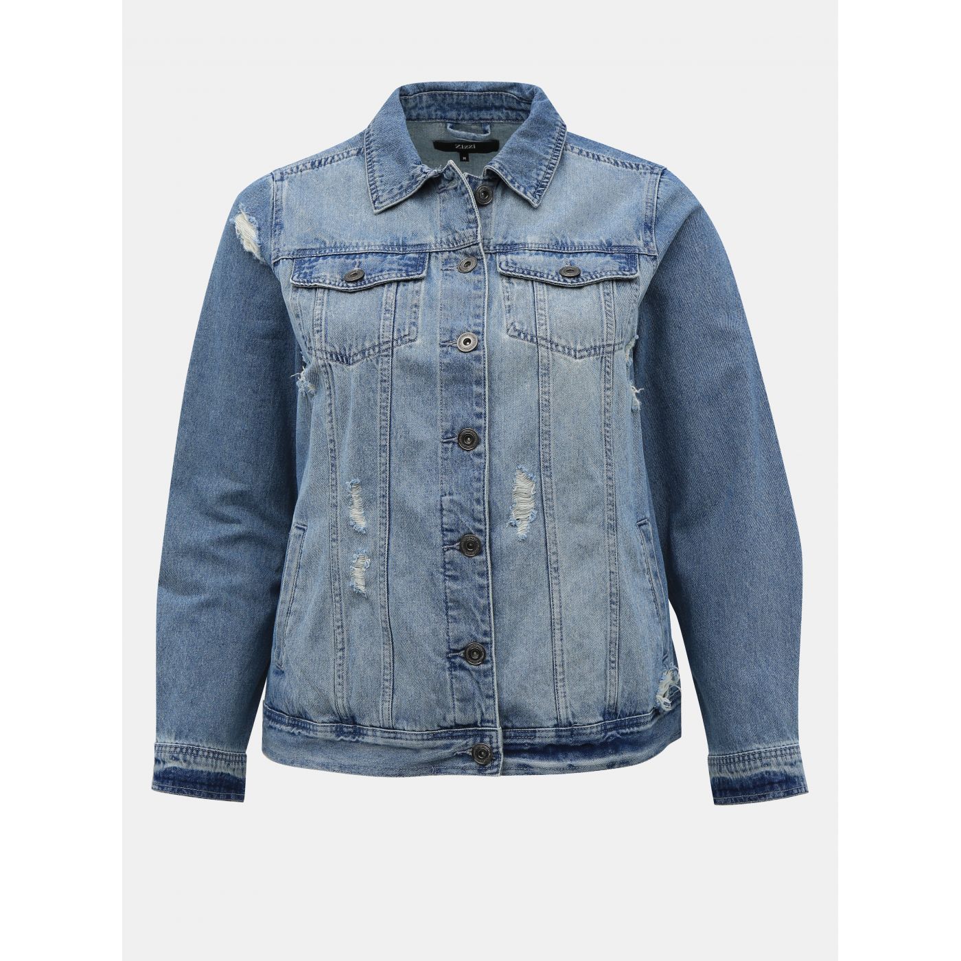Zizzi Camille Blue Denim Jacket