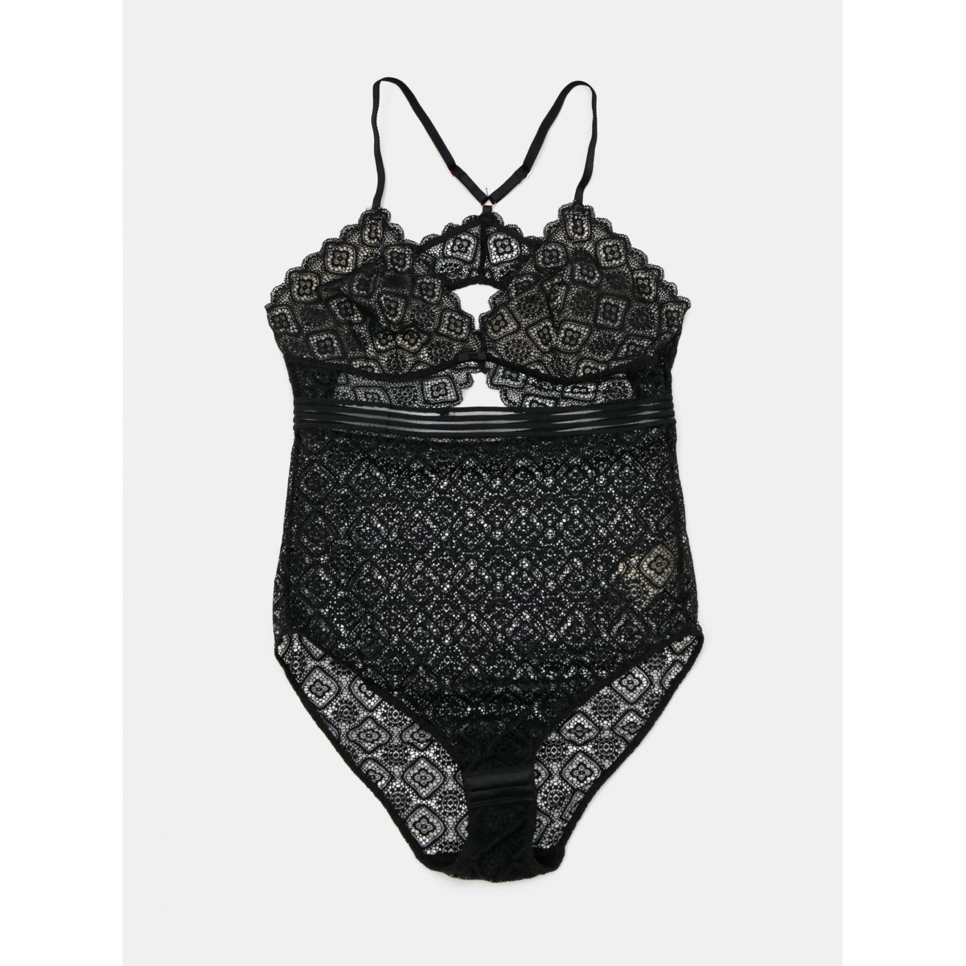 Black lace dorina points