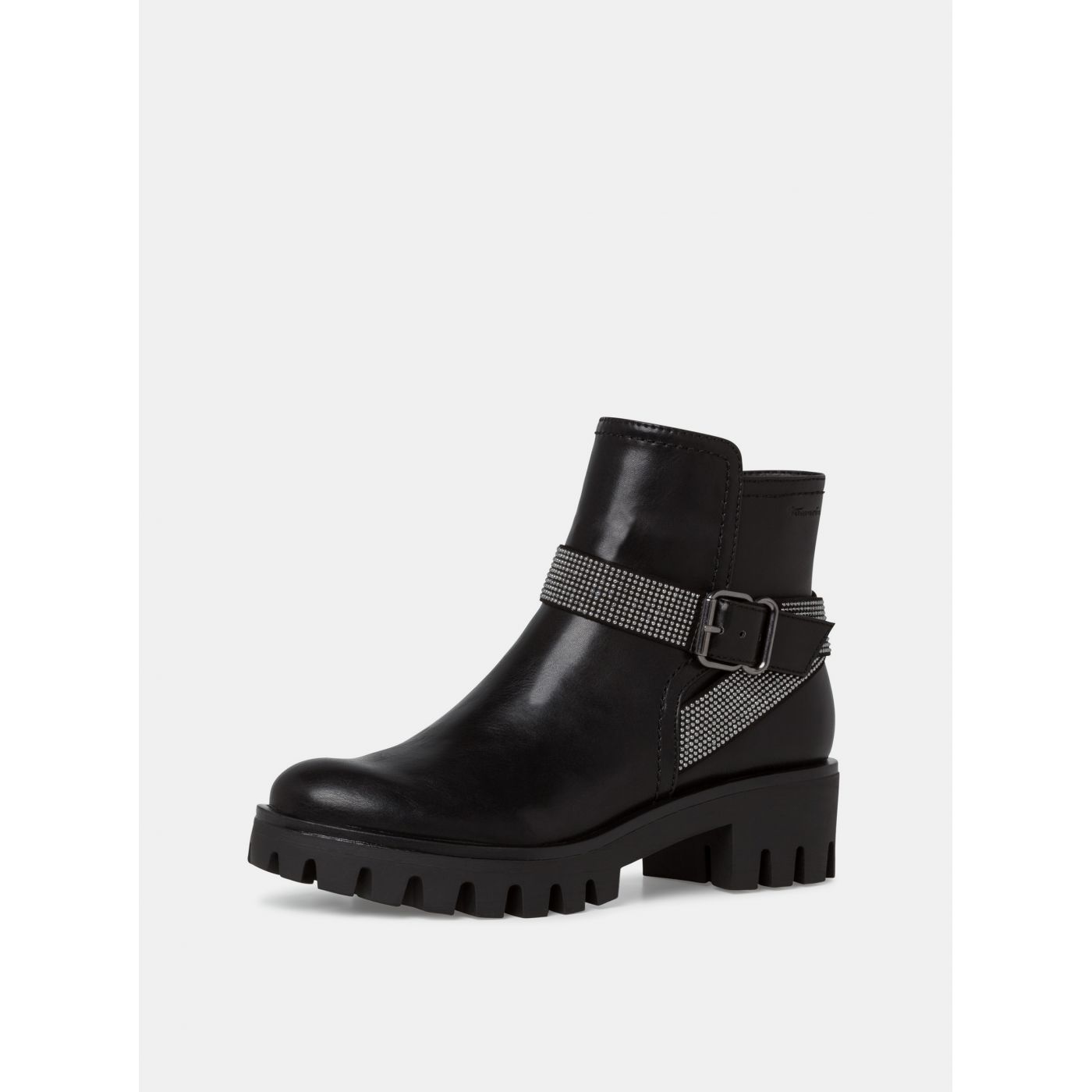 Tamaris Black Ankle Boots