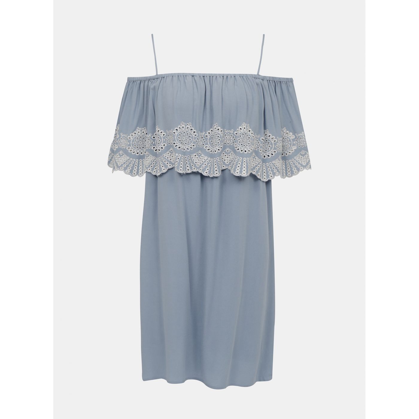 Light blue dress with madeira VILA Latii