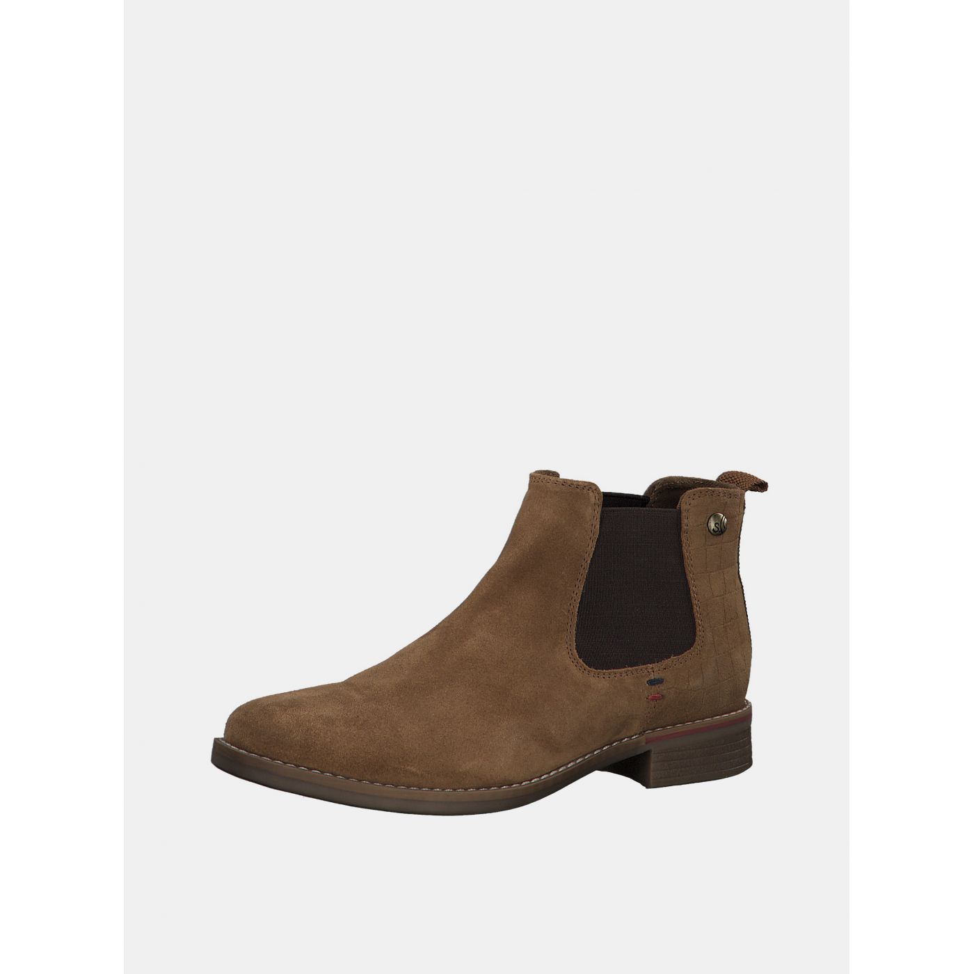 Brown women's suede chelsea boots s.Oliver