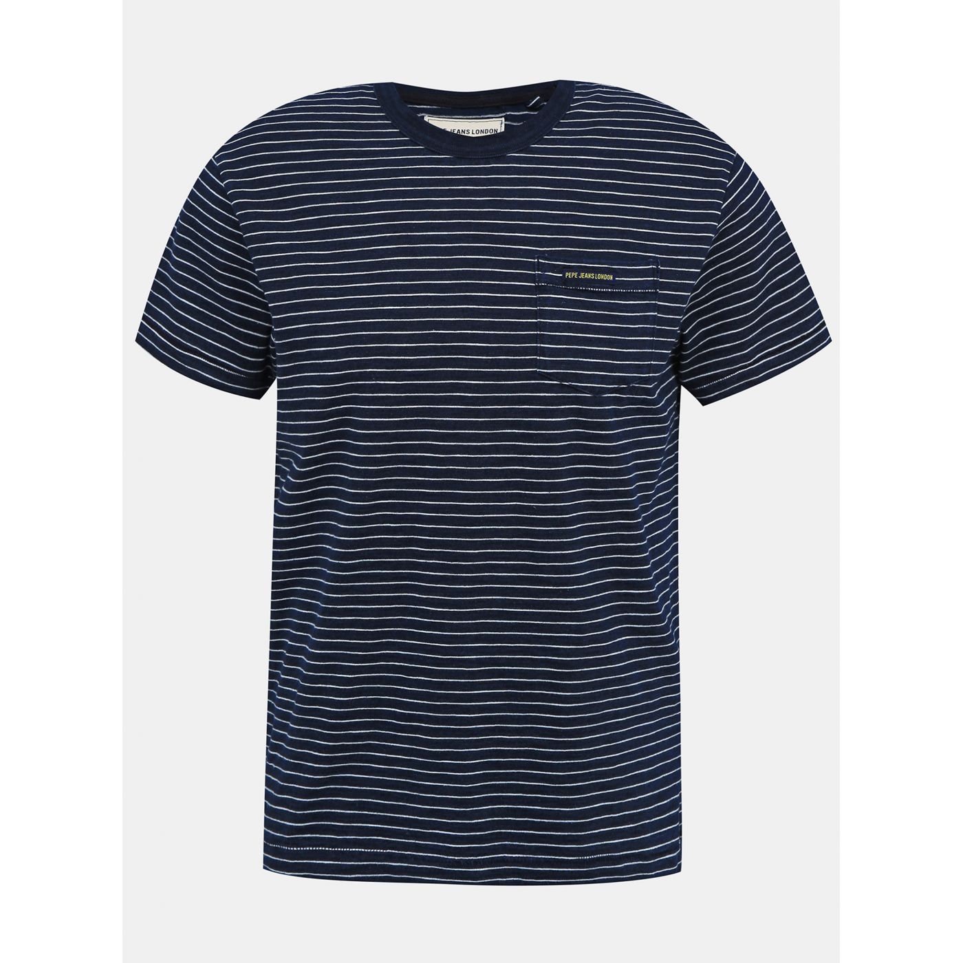 Dark Blue Men's Striped Pepe Jeans Gibbon T-Shirt