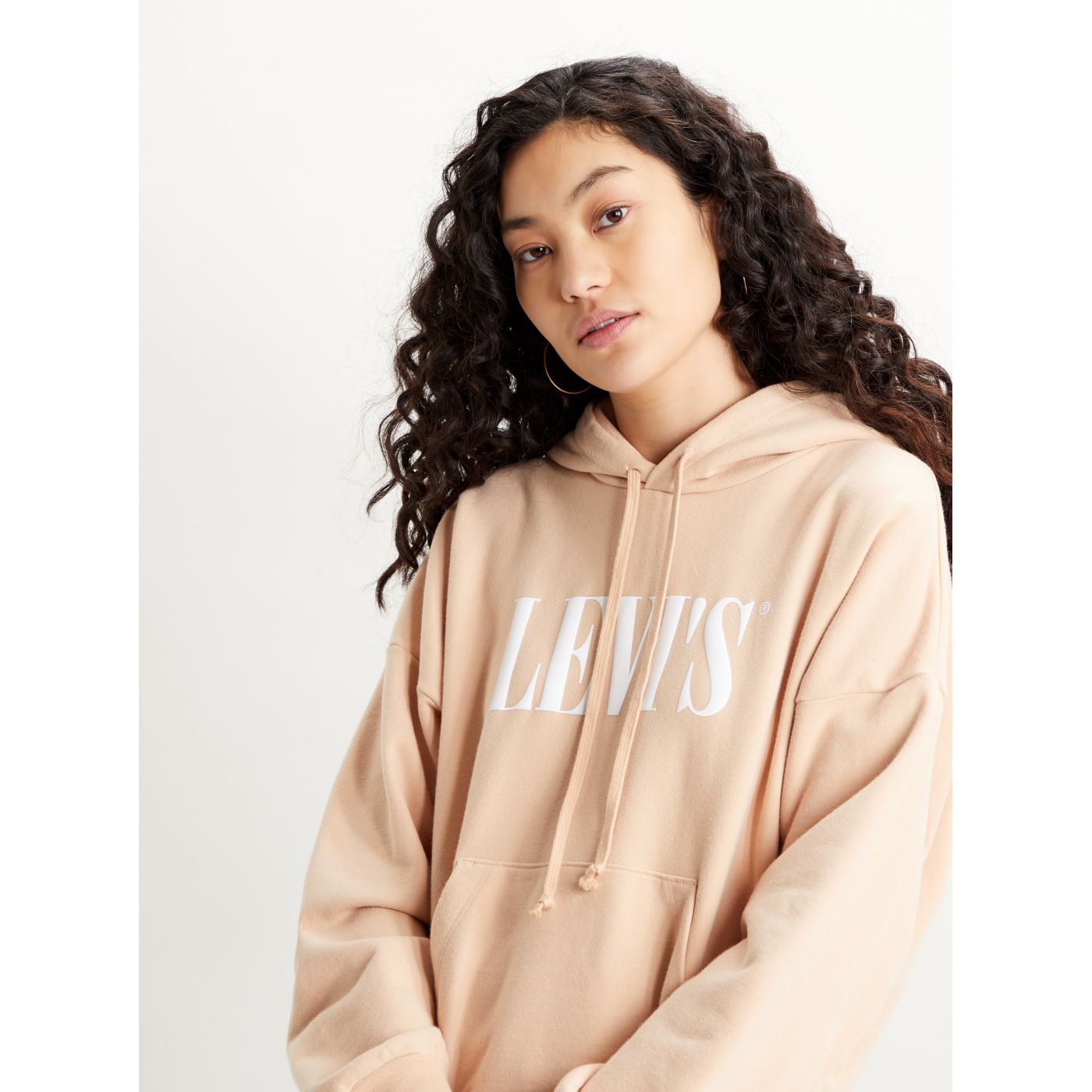 Beige women's hoodie Levi's®