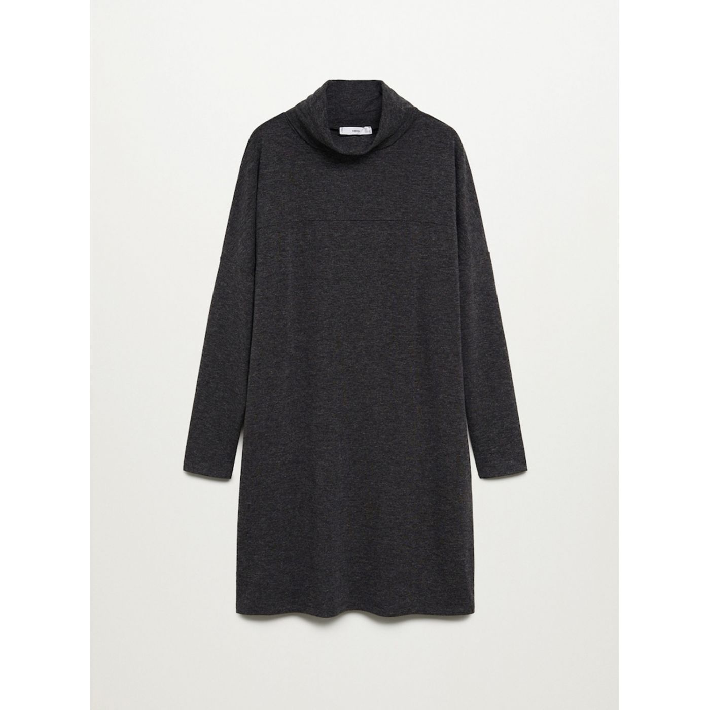 Dark grey sweater dress Mango