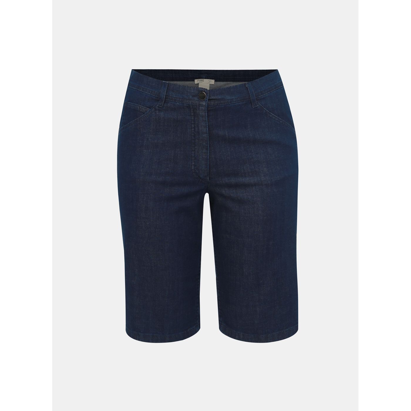 Ulla Popken Dark Blue Denim Shorts