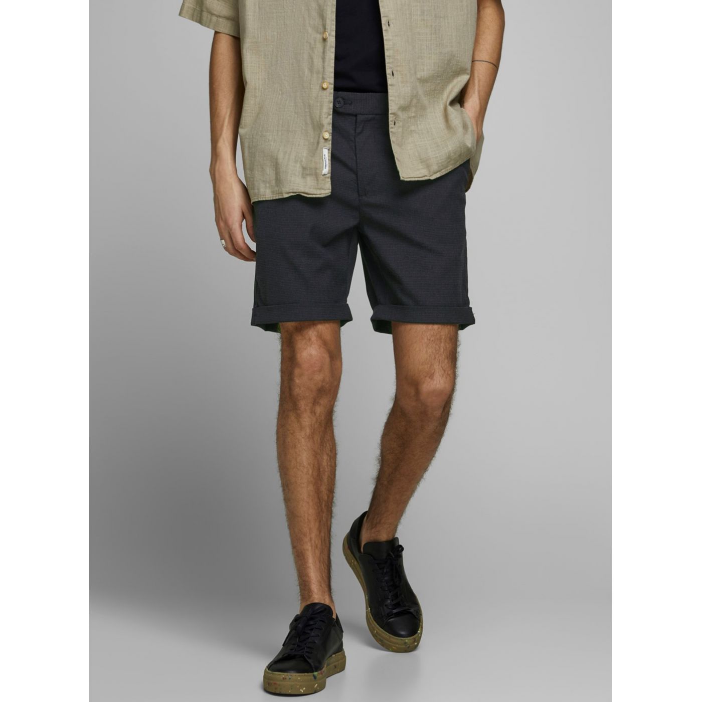 Dark Grey Chino Shorts Jack & Jones Connor
