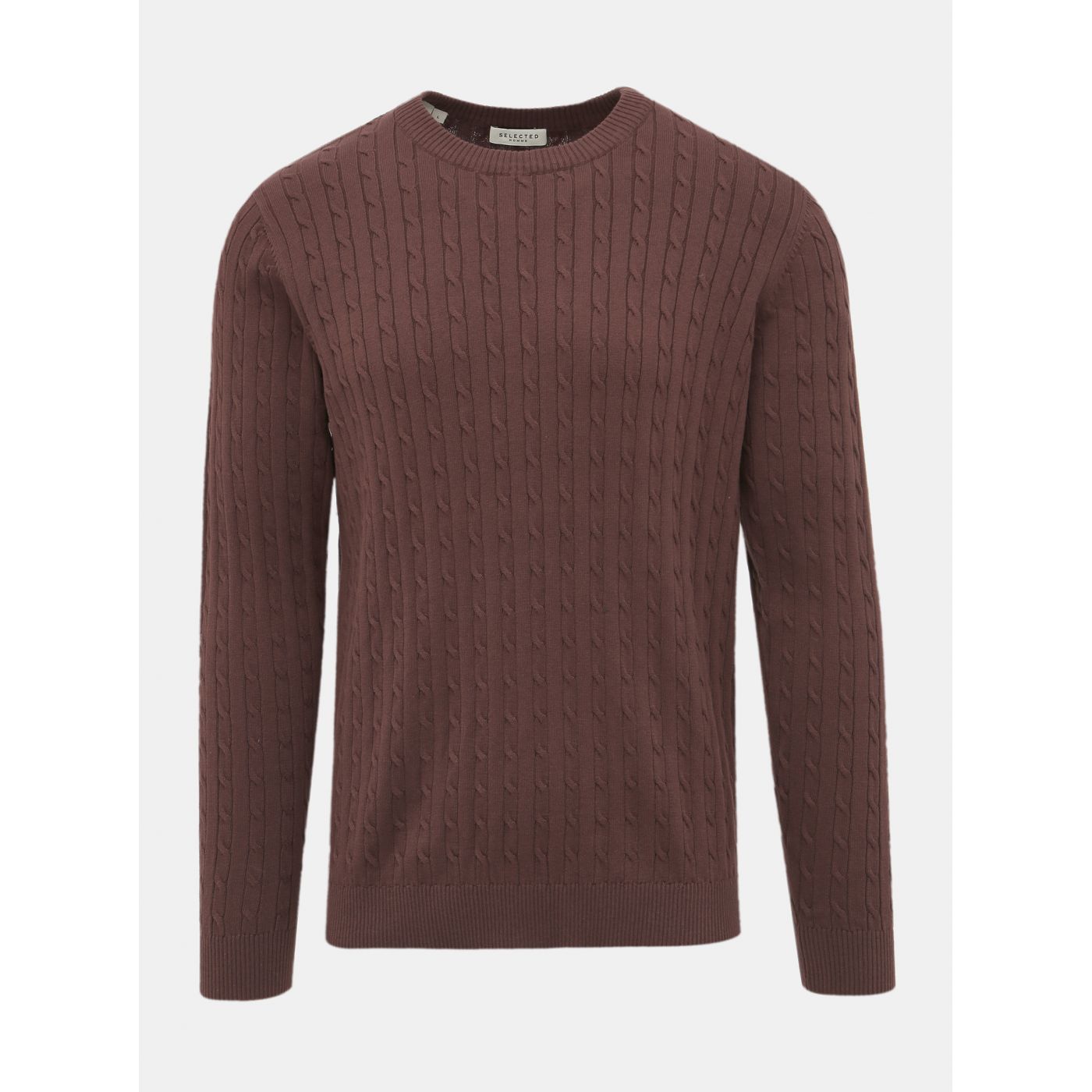 Dark Brown Sweater Selected Homme Clayton