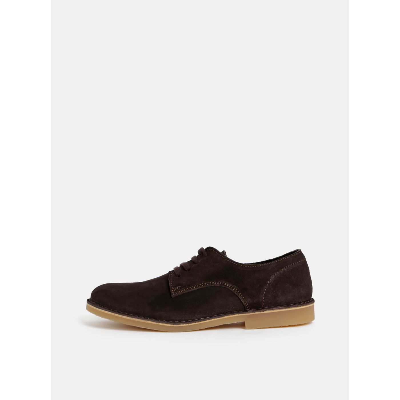 Dark Brown Men's Suede Shoes Selected Homme Royce Derby