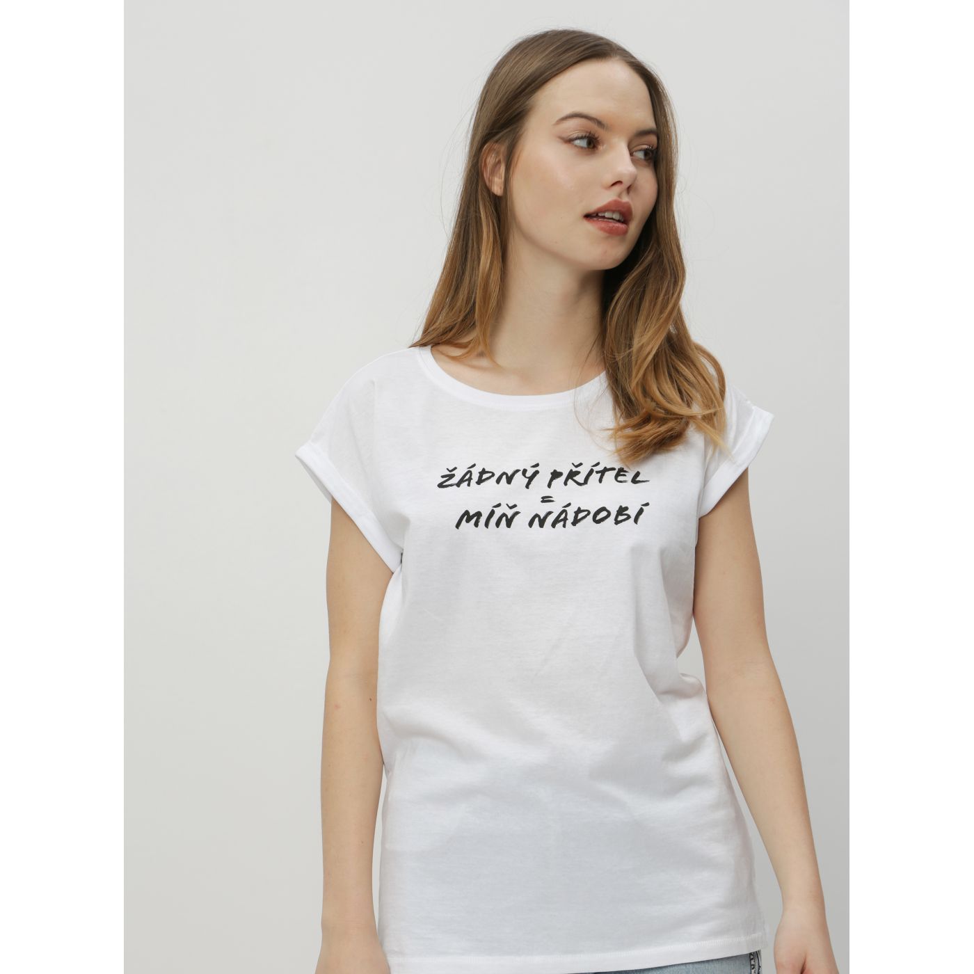 White Women's T-Shirt ZOOT Original No Friend