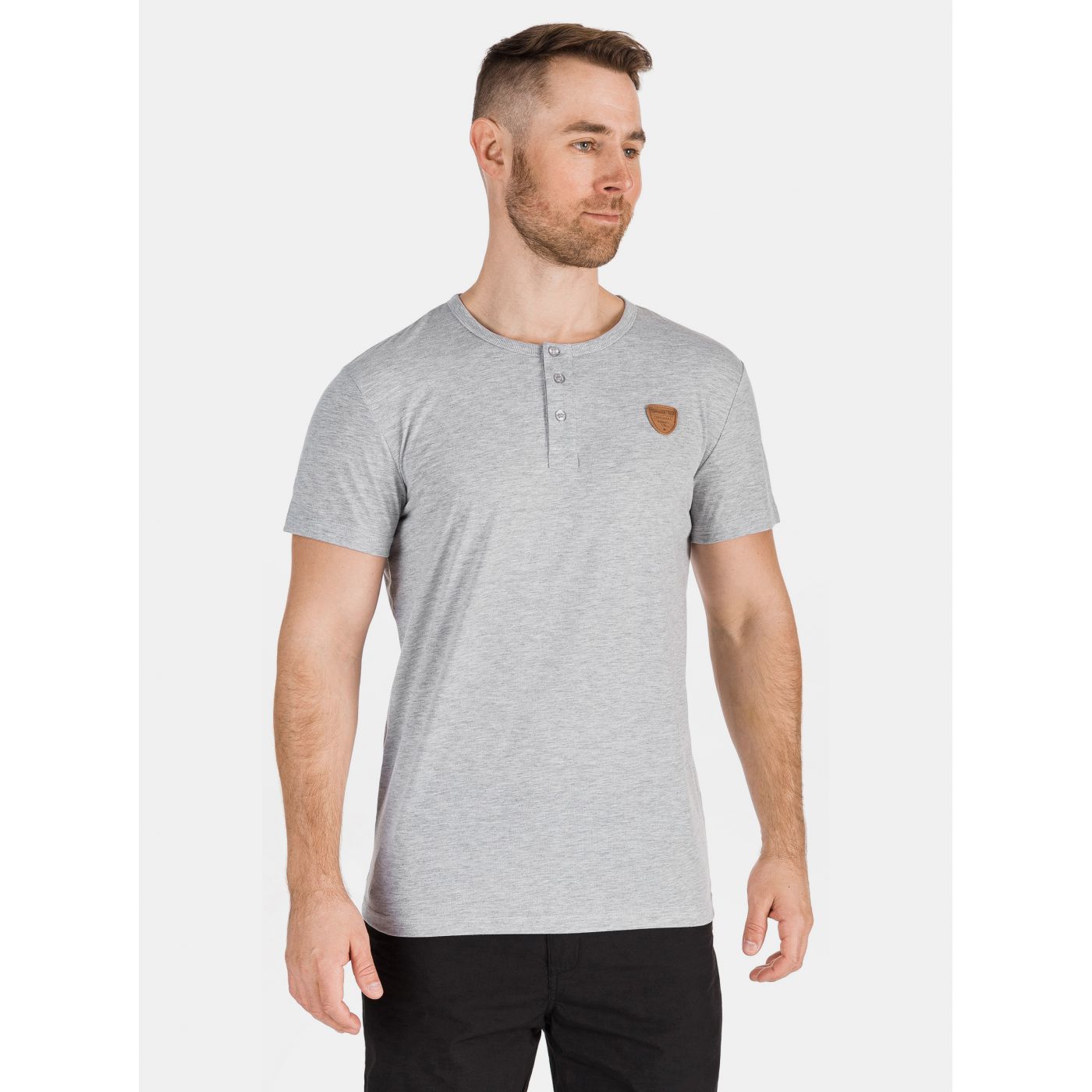 Light Grey Men's T-Shirt SAM 73