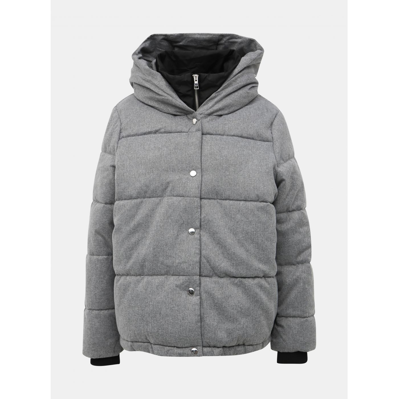 Grey quilted winter jacket ONLY Vikki